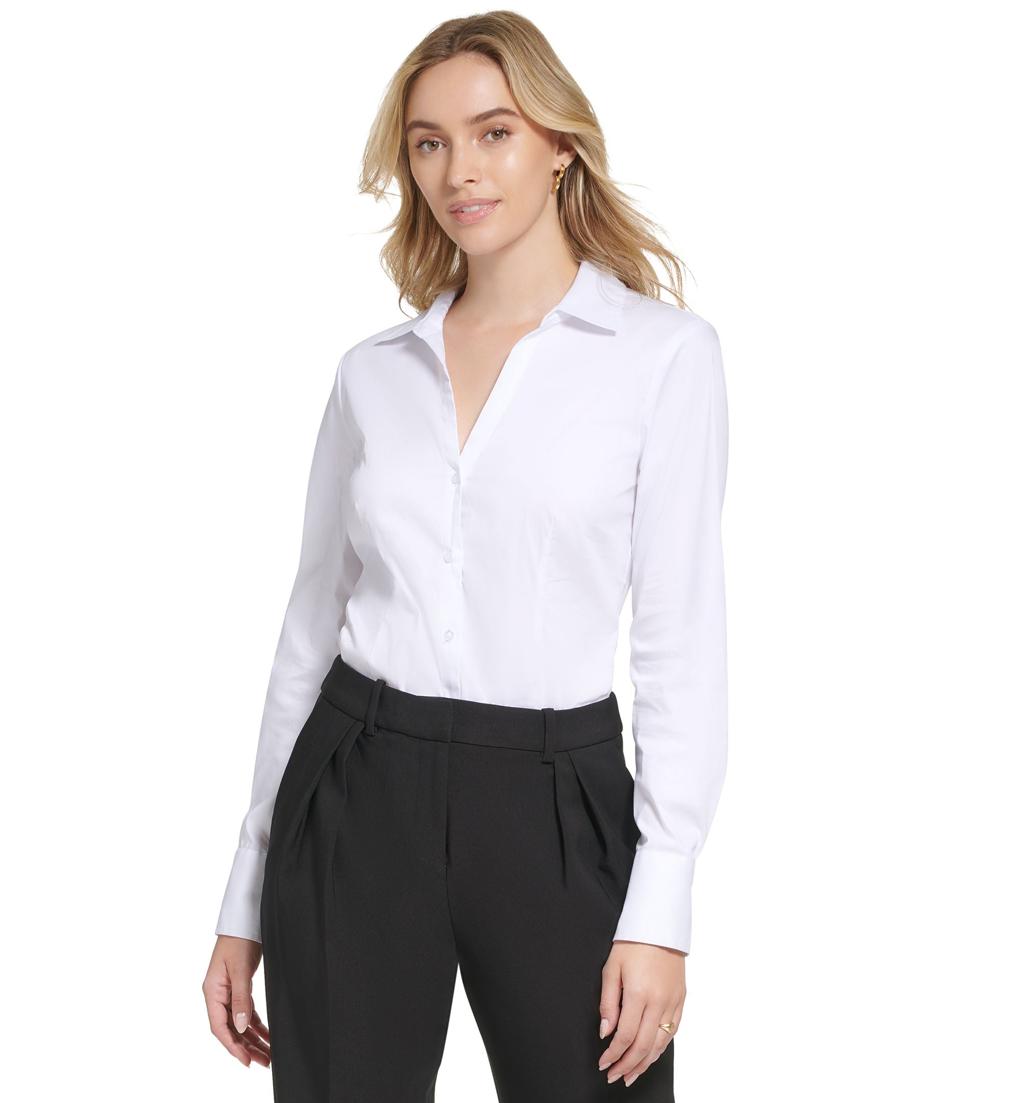 Women's X-Fit Long Sleeve Collared Bodysuit