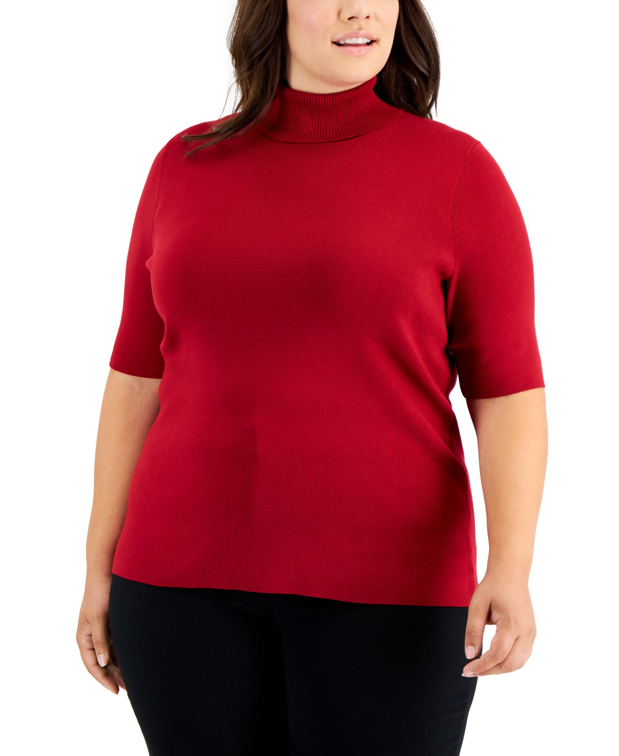 Plus Size Turtleneck Sweater