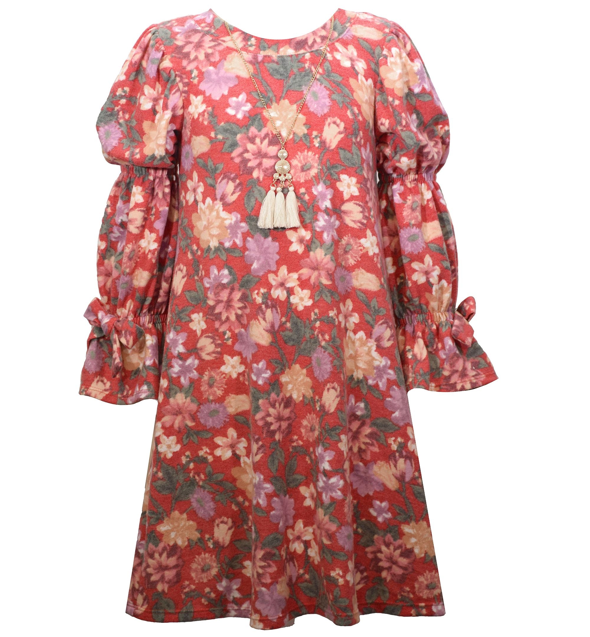 Big Girls Knit Dress Necklace