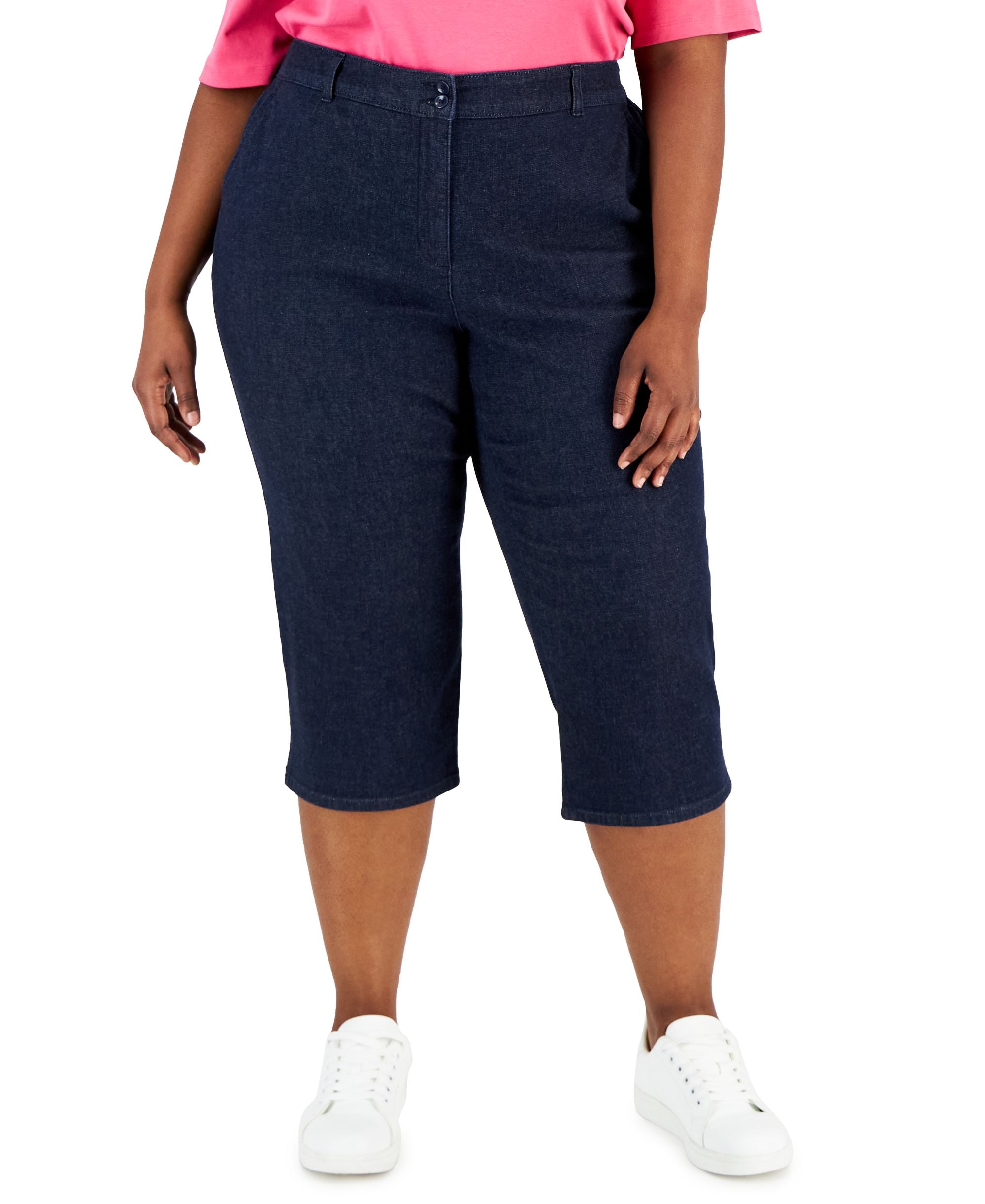 Karen Scott Plus Size Comfort Waist Capri Pants