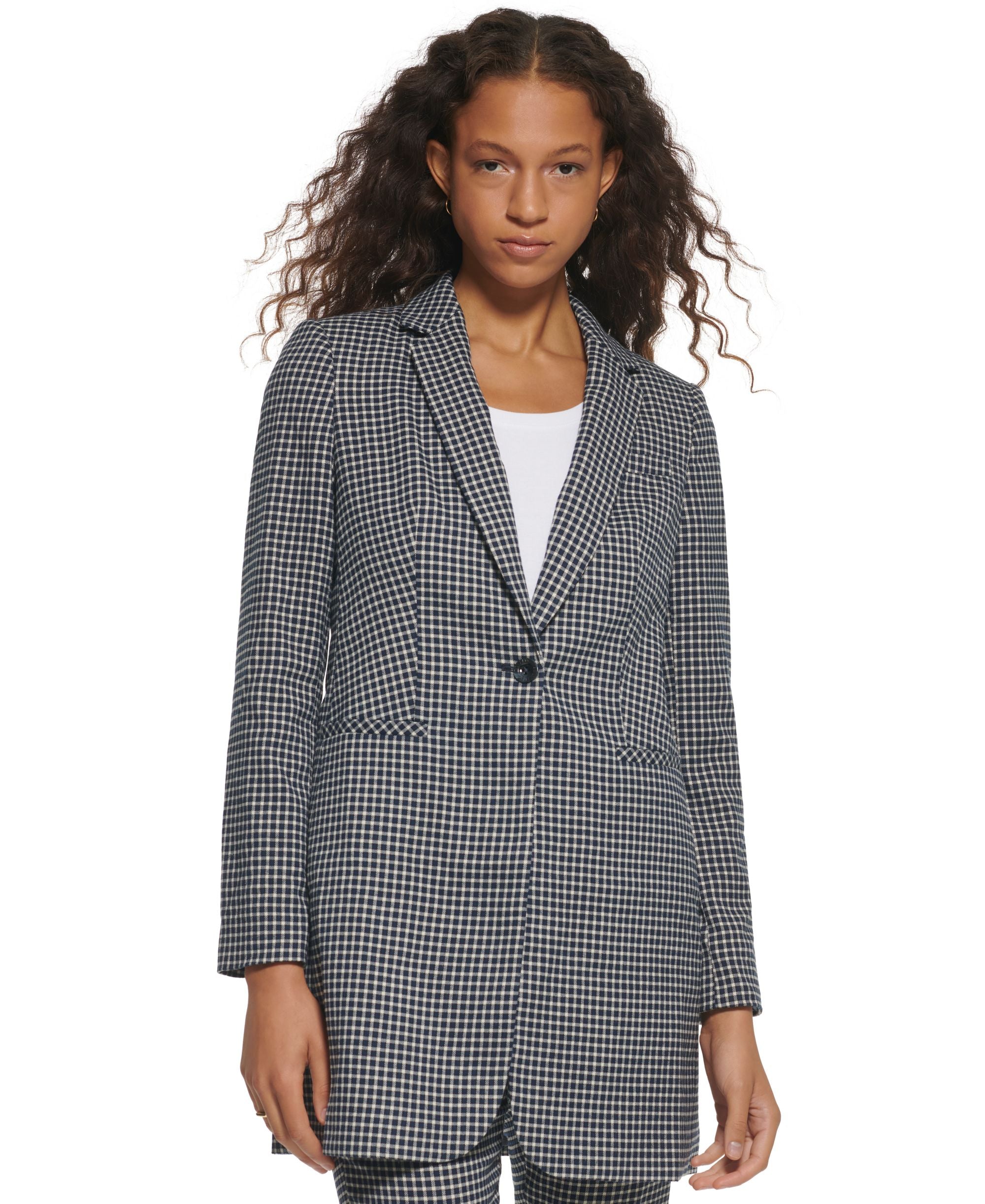 Women's Plaid Topper Jacket