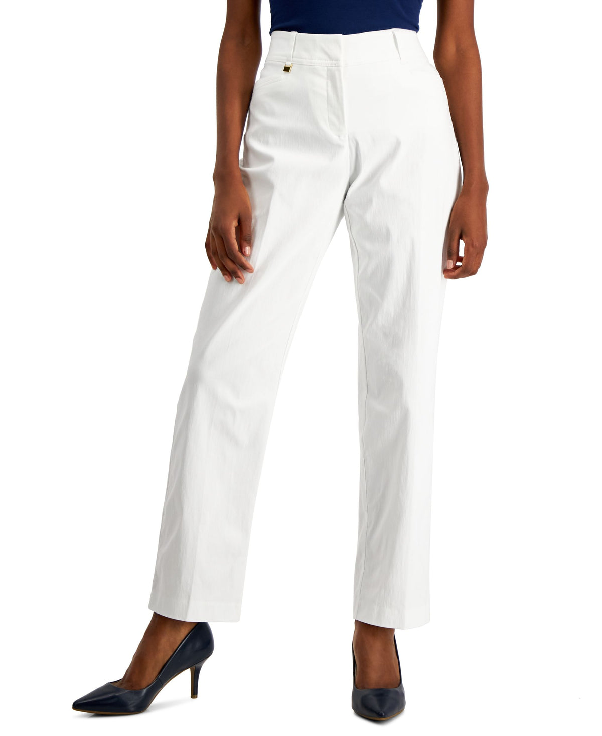 Petite Tummy-Control Curvy Fit Pants, Petite and Petite Short