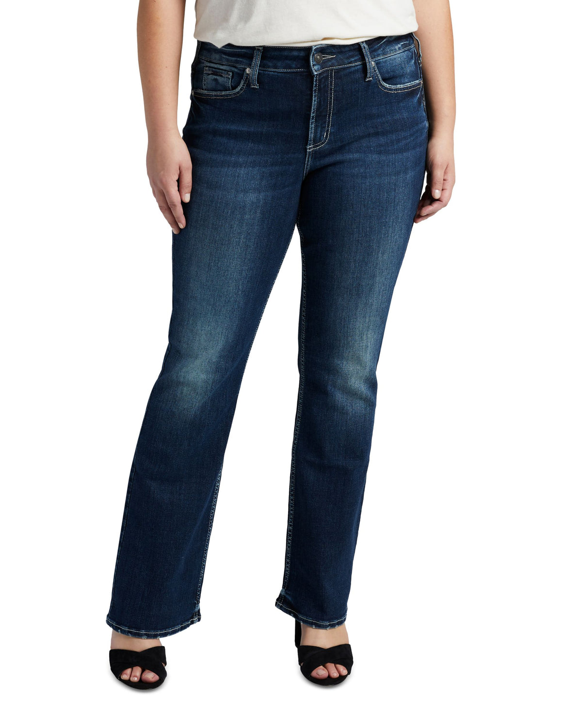 Silver Jeans Co. Plus Size Suki Mid Rise Bootcut Jeans