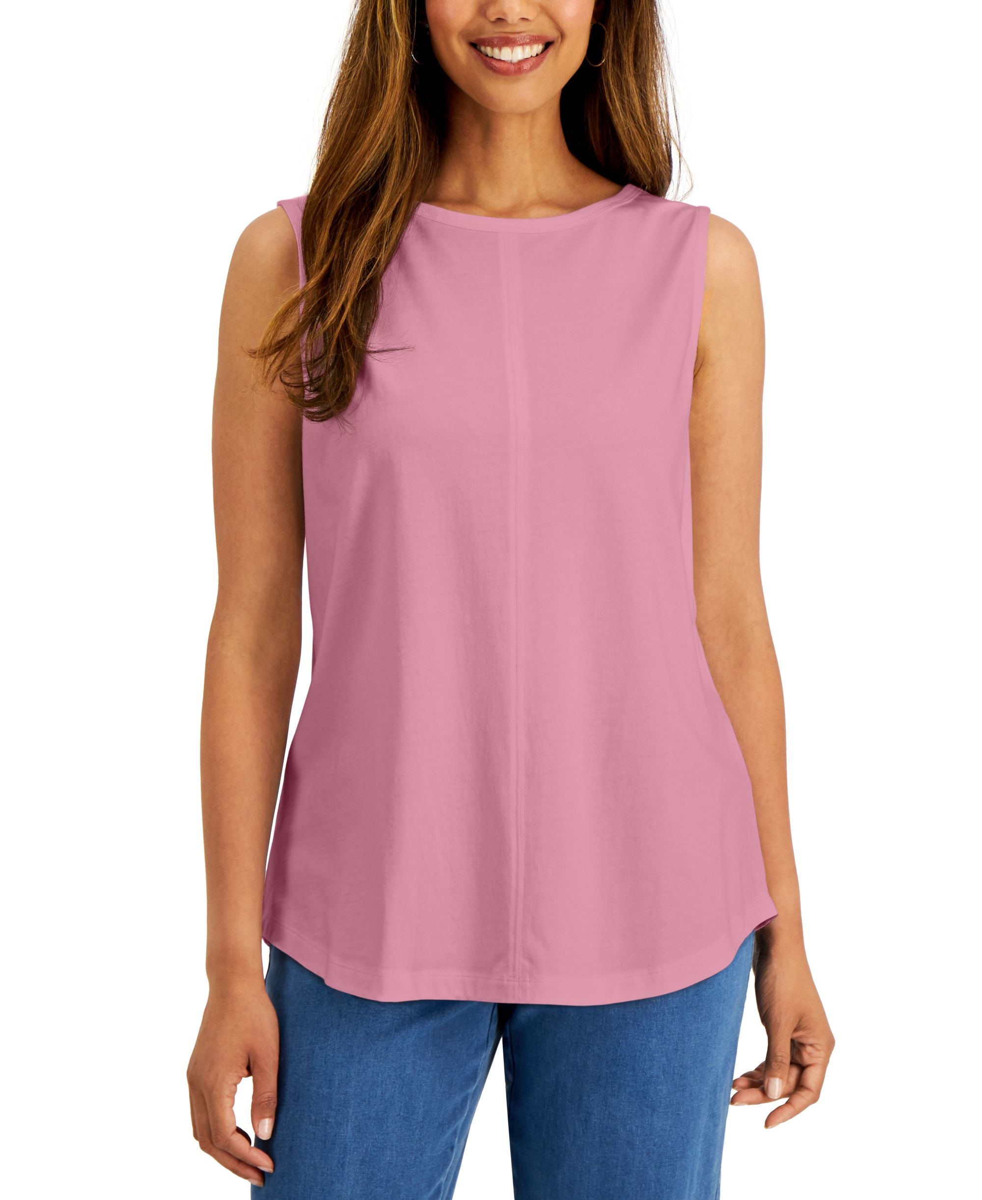 Sleeveless Shell Top