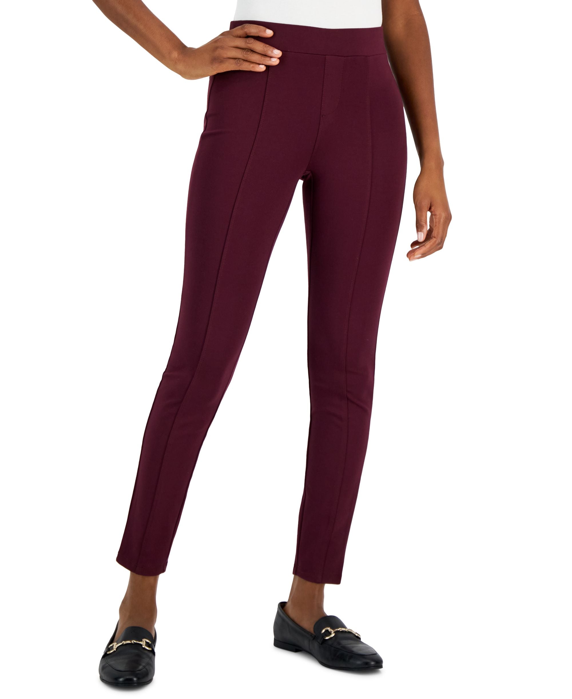Style & Co Womens Ponte Pull On Pants