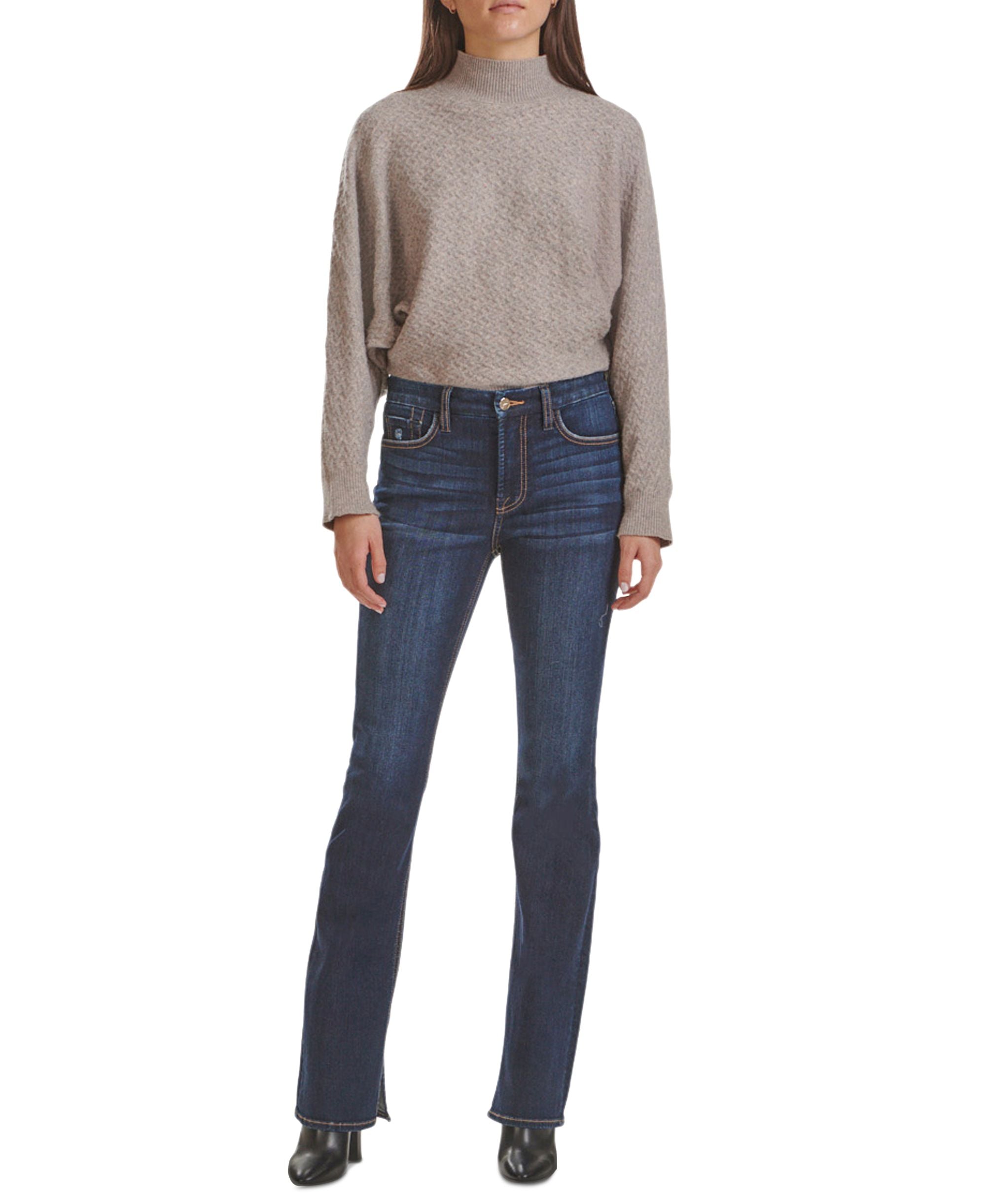 JEN7 by 7 For All Mankind Side Slit Slim Bootcut Jeans