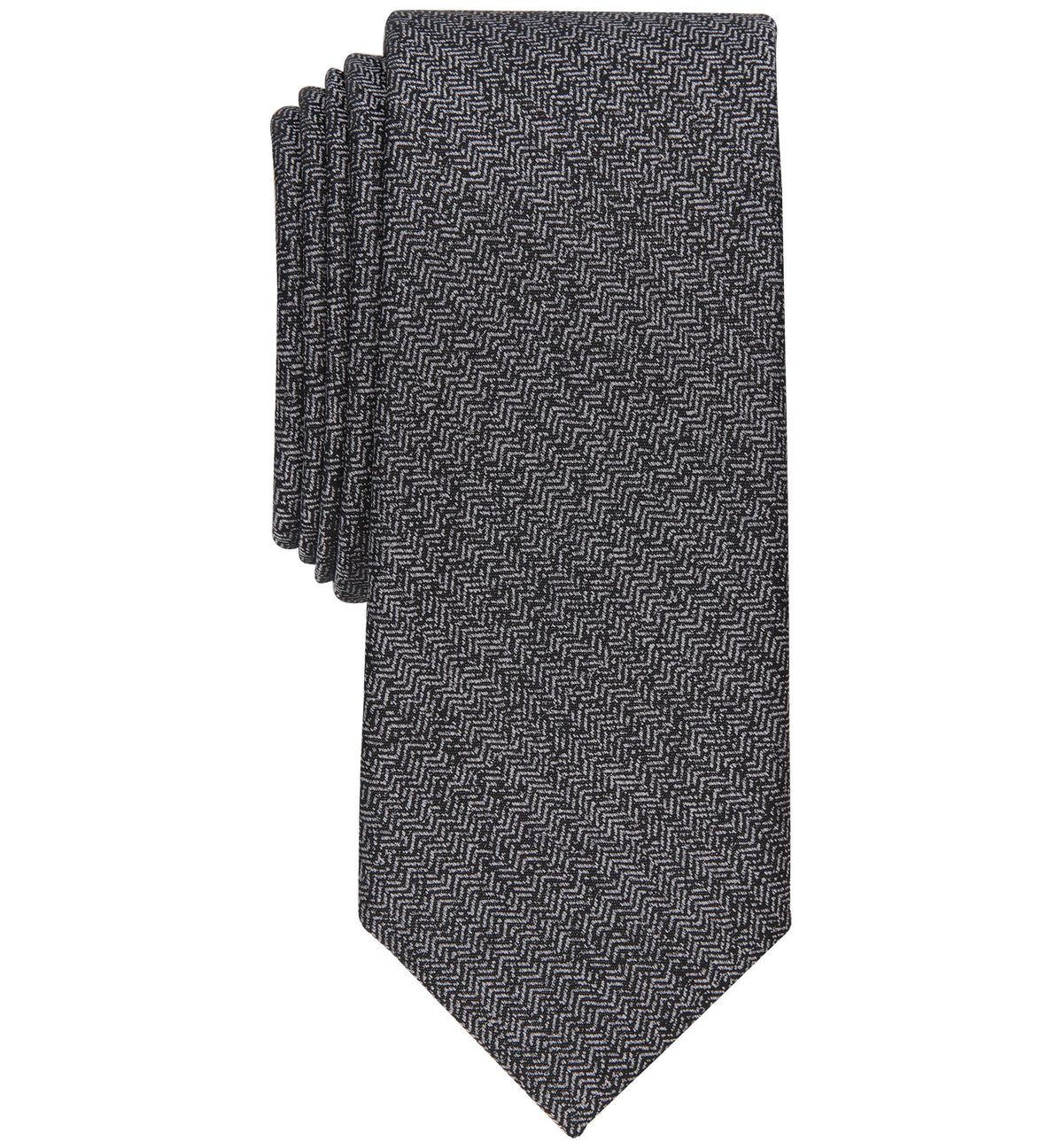 Men's Slim Herringbone Tie