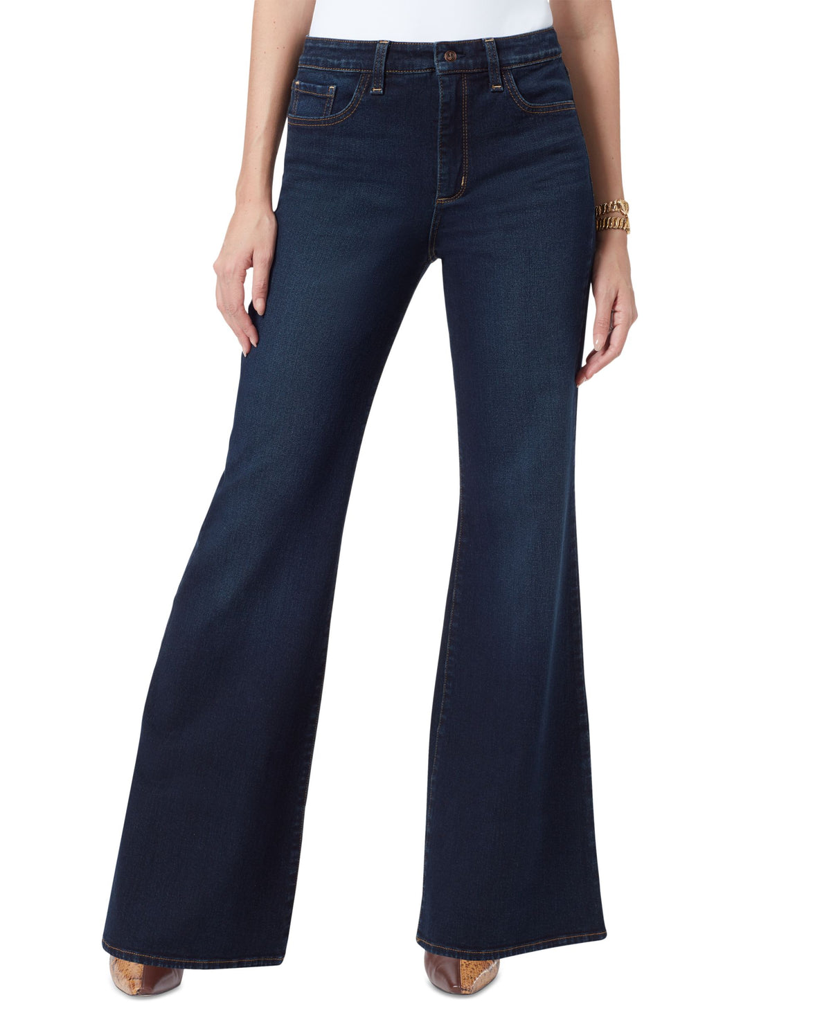 Women's Bay High Rise Flared-Leg Trouser Jeans