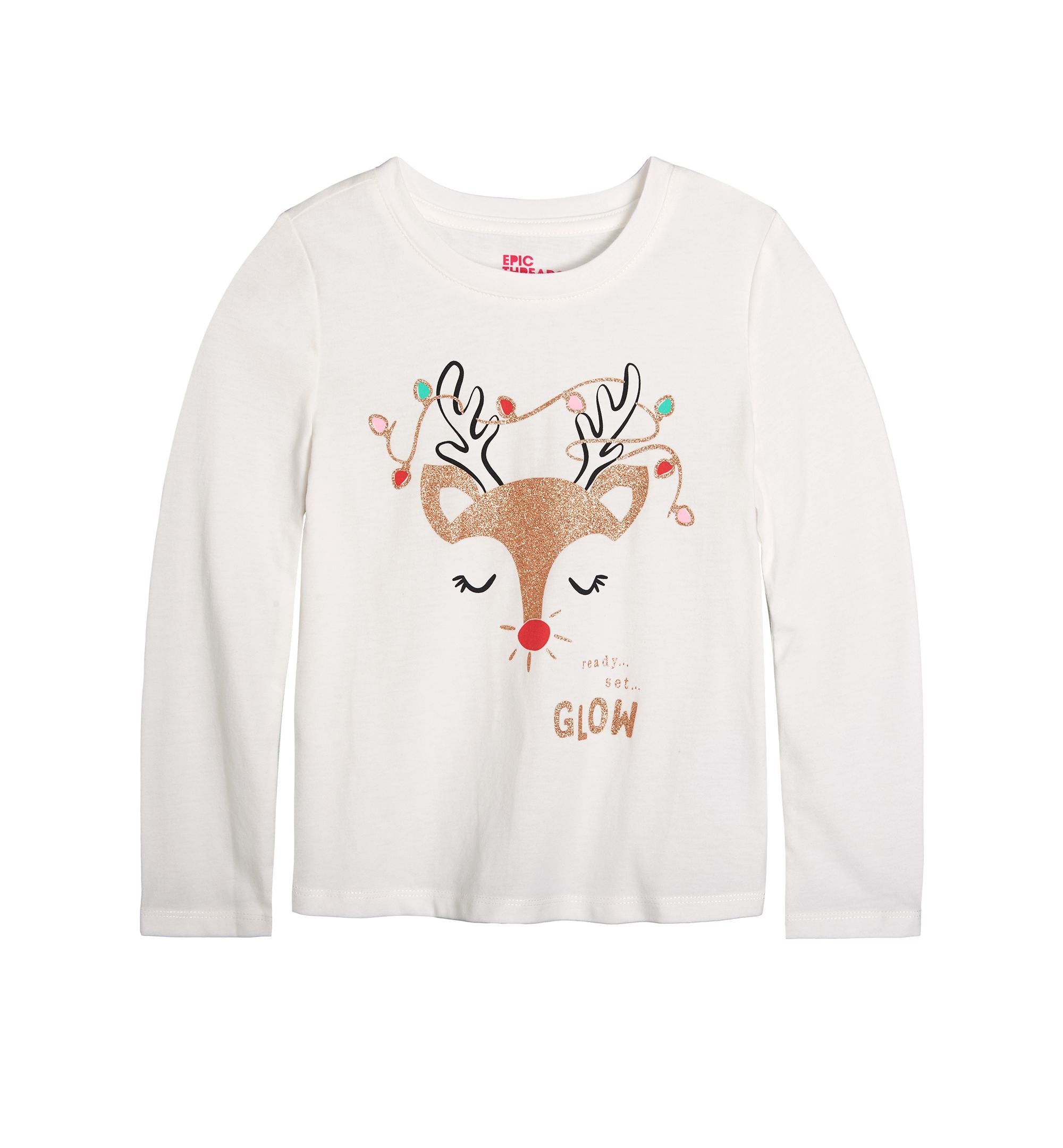 Epic Threads Toddler Girls Graphic Long Sleeves T-Shirt