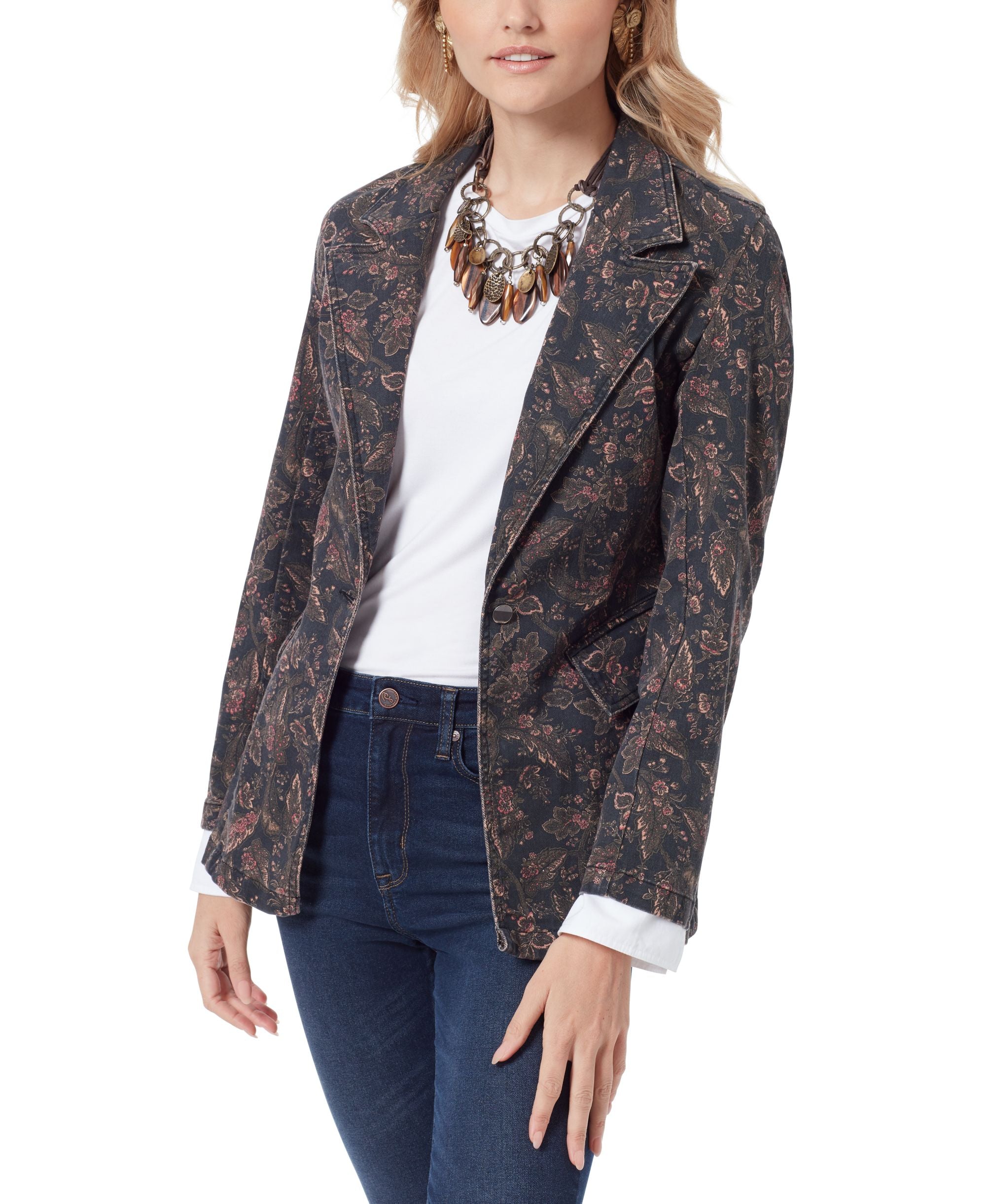 Women's Margot Printed Single-Breasted Blazer