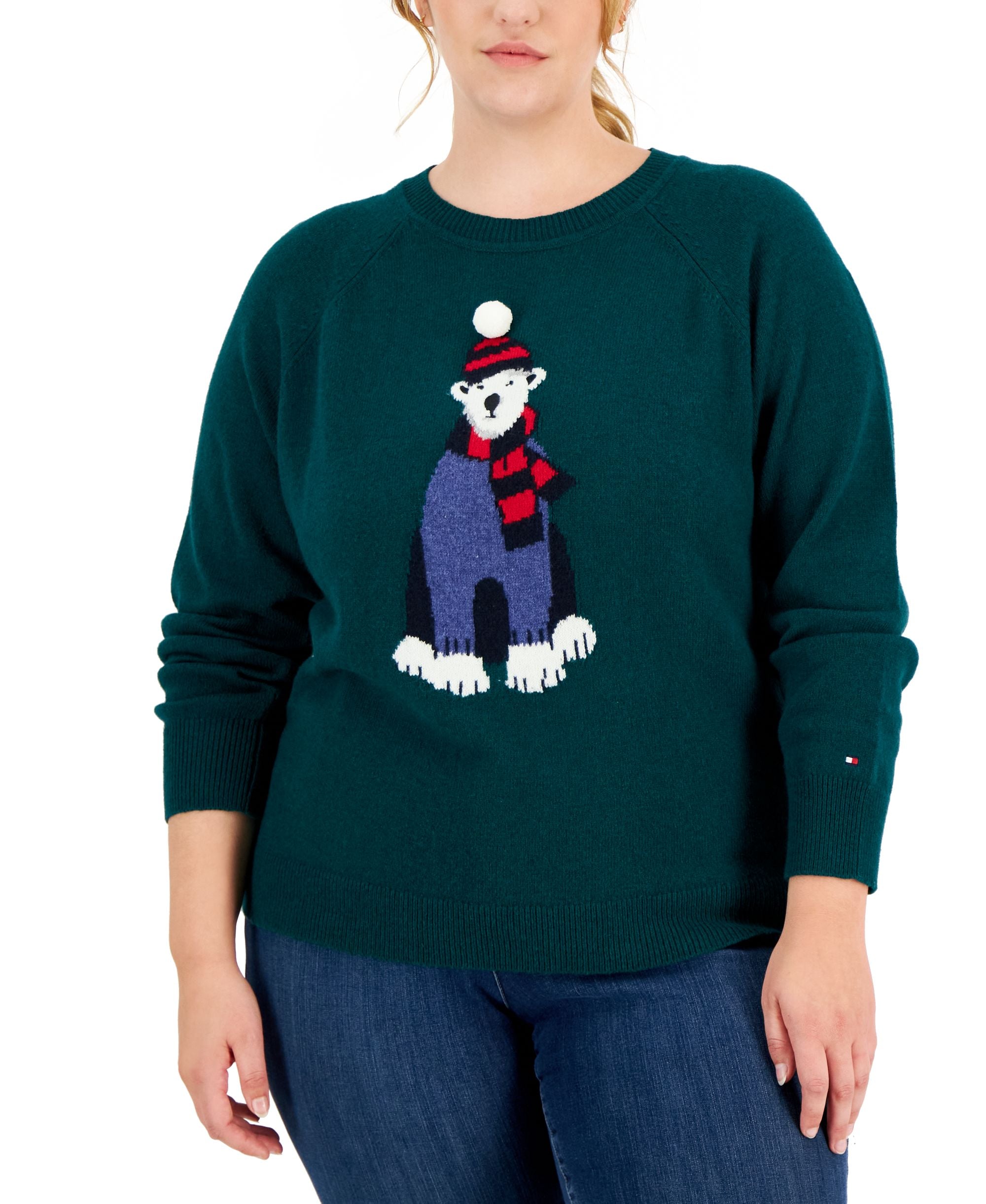 Tommy Hilfiger Plus Size Polar Bear Sweater