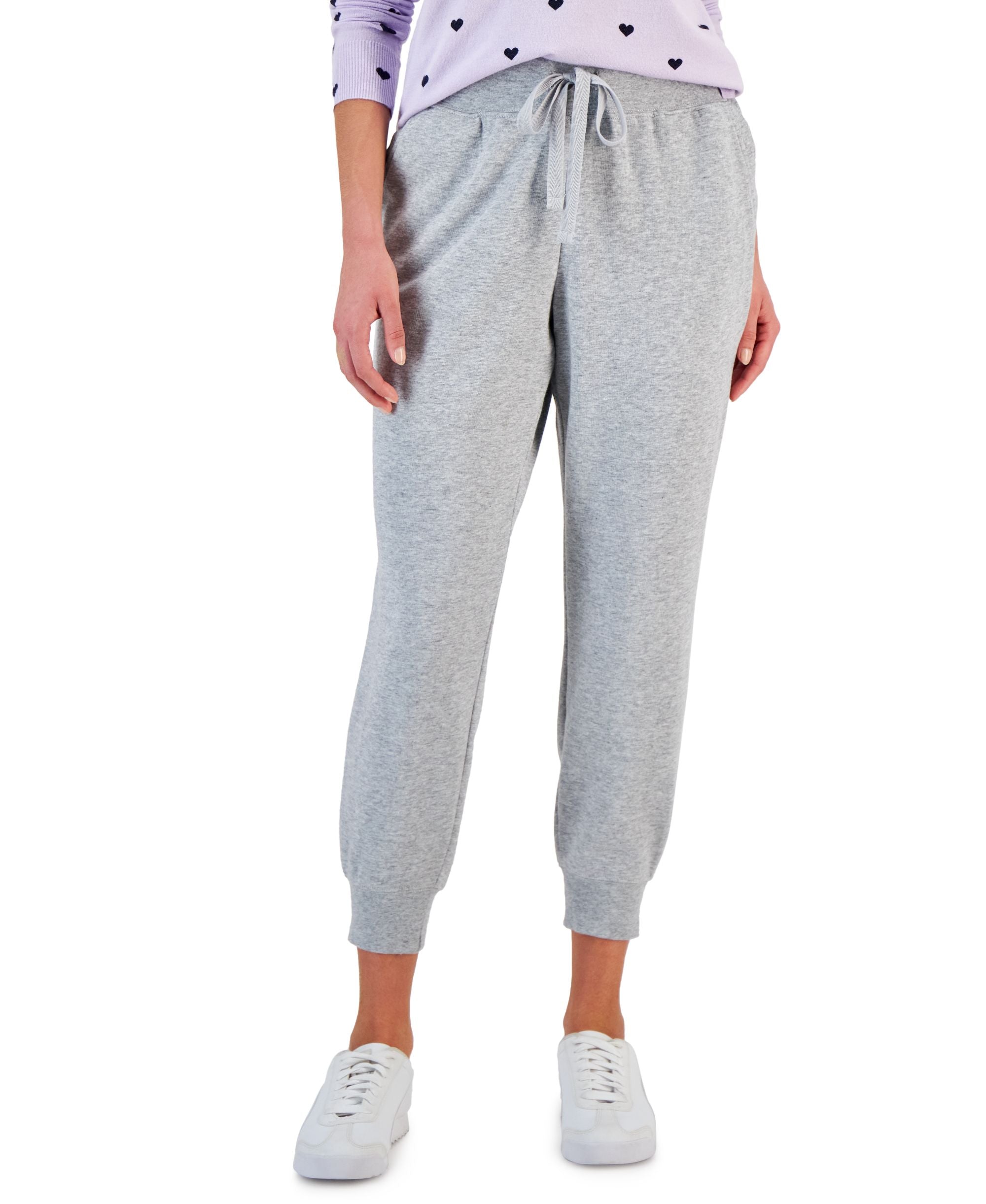 Style & Co Petite Fleece Classic Joggers