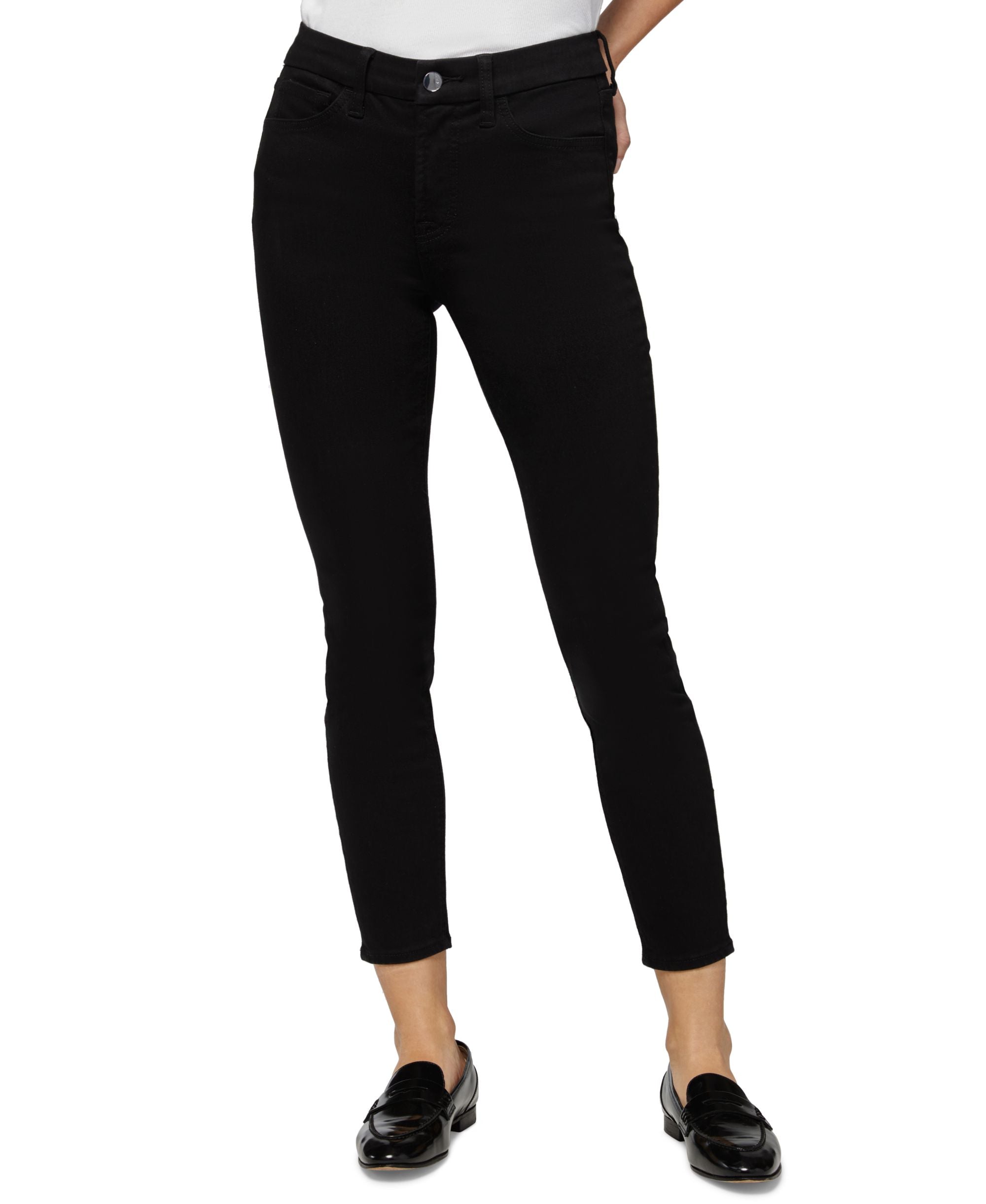 by 7 For All Mankind Women's Mid-Rise Ankle Skinny Jeans