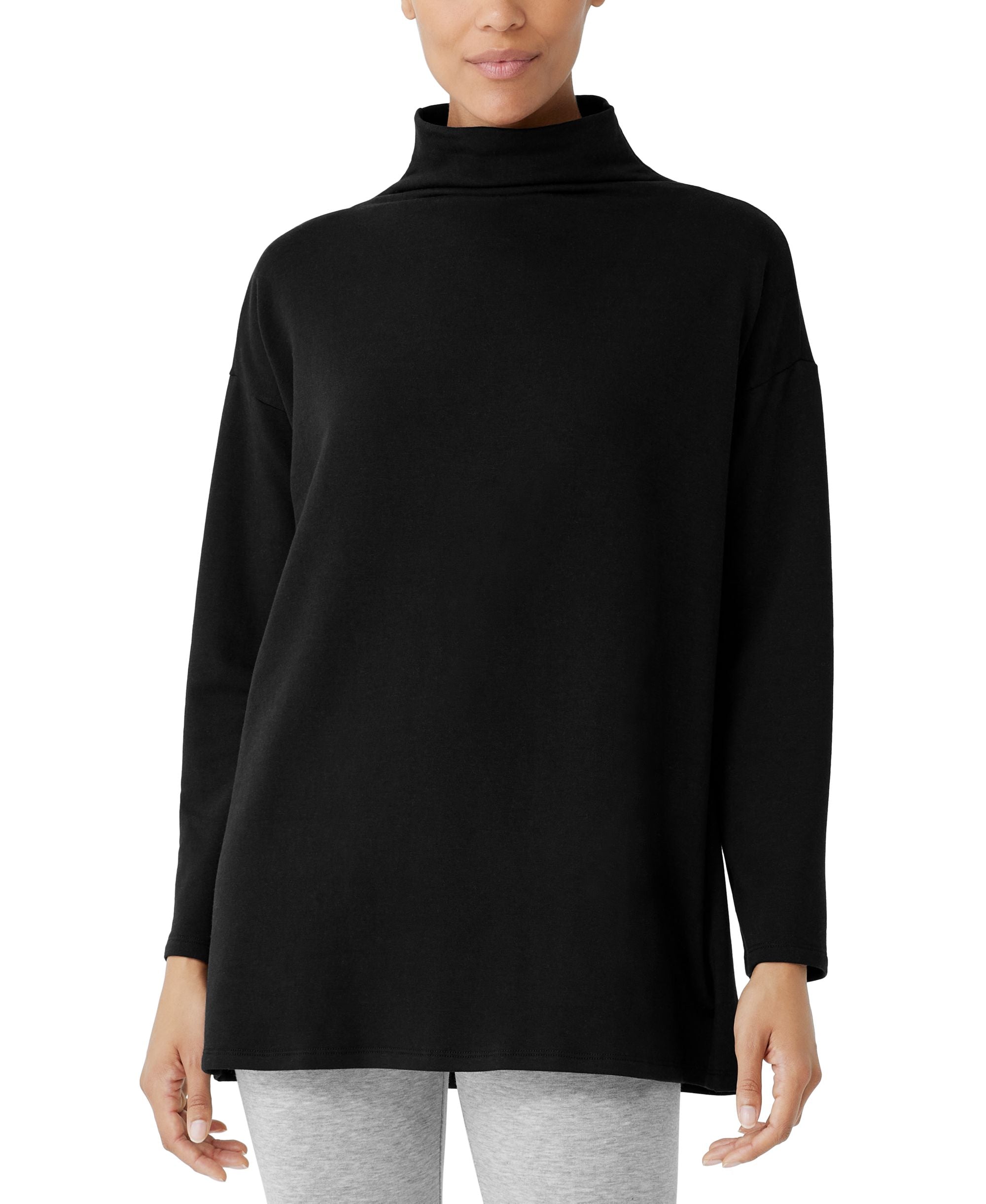 Women's High Funnel Neck Tunic
