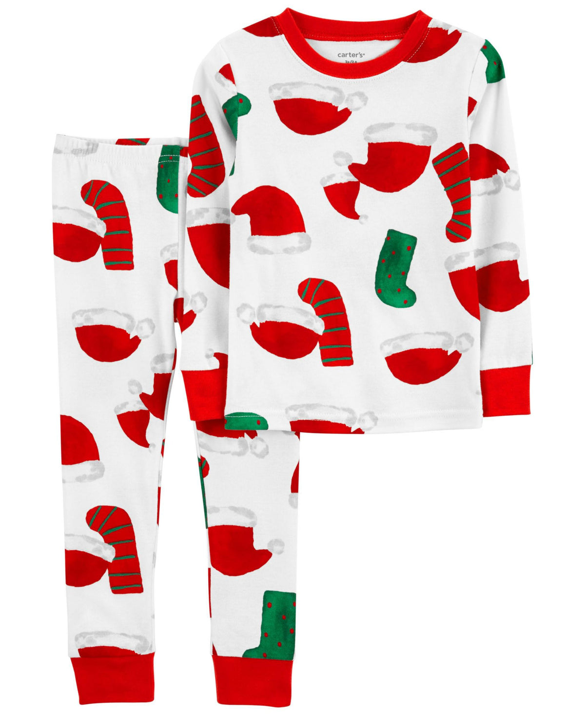 Carters Baby Santa Snug Fit Pajama 2 Piece Set