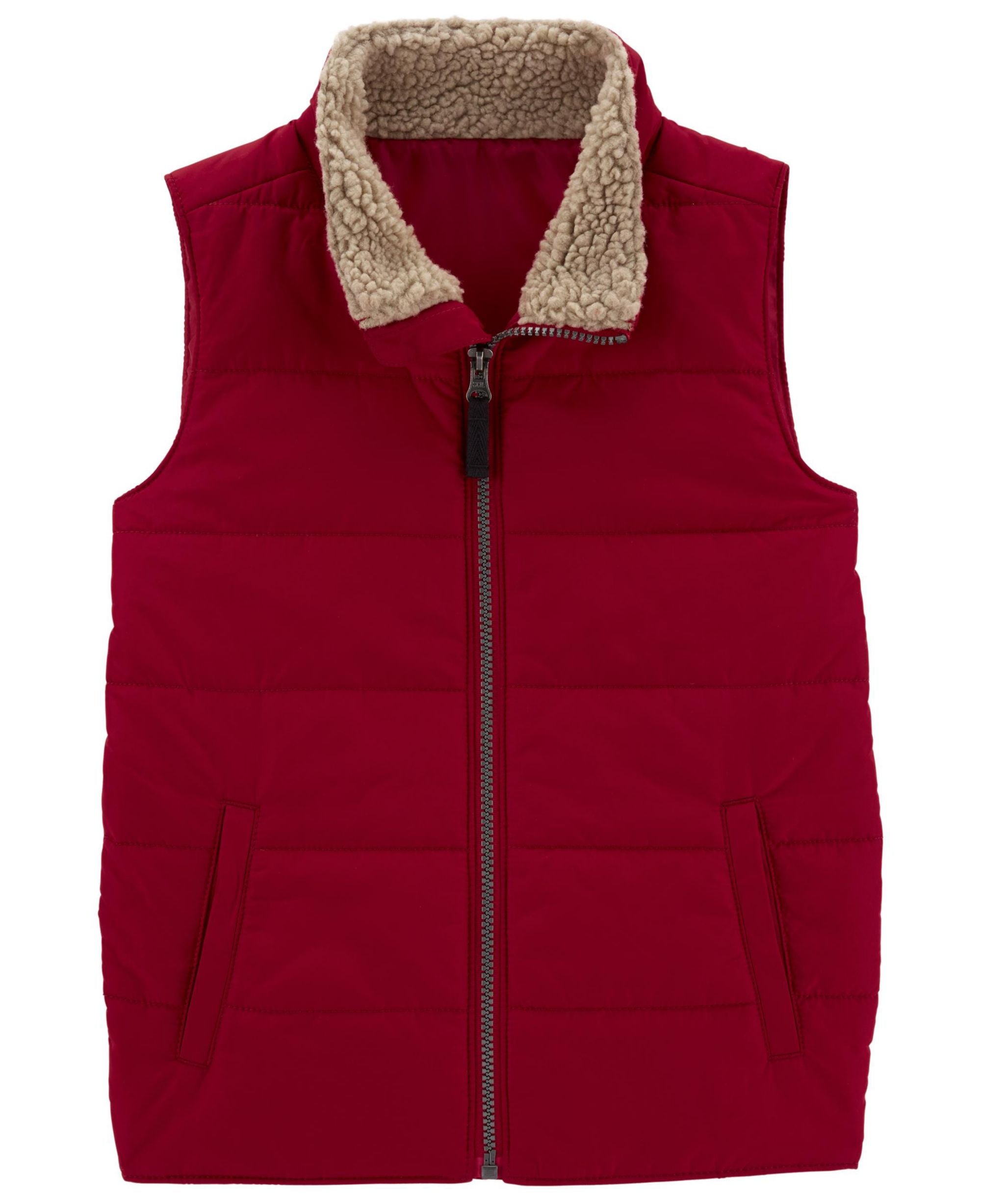 Carters Big Boys Zip Up Vest