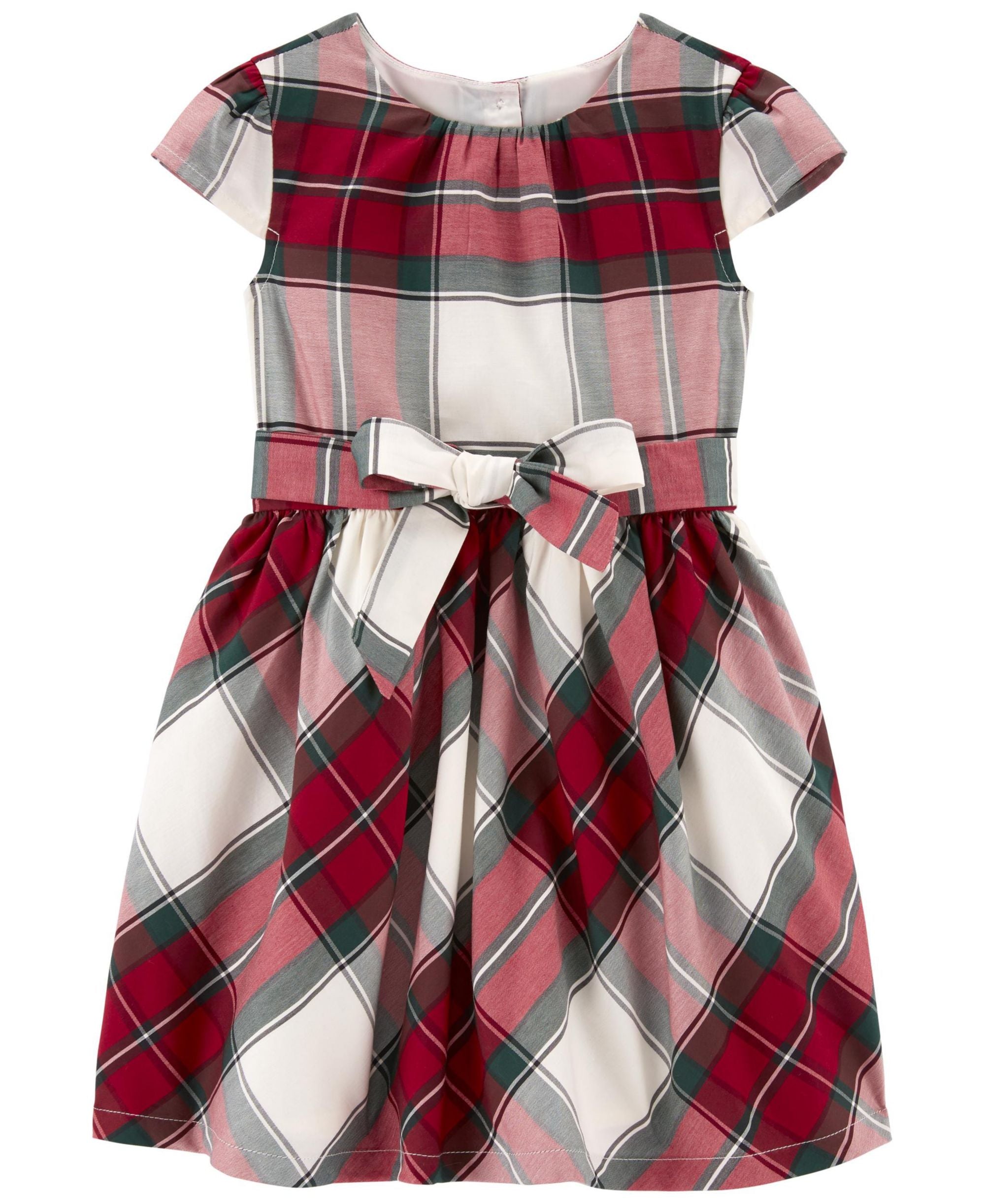 Carters Toddler Girls Plaid Dress