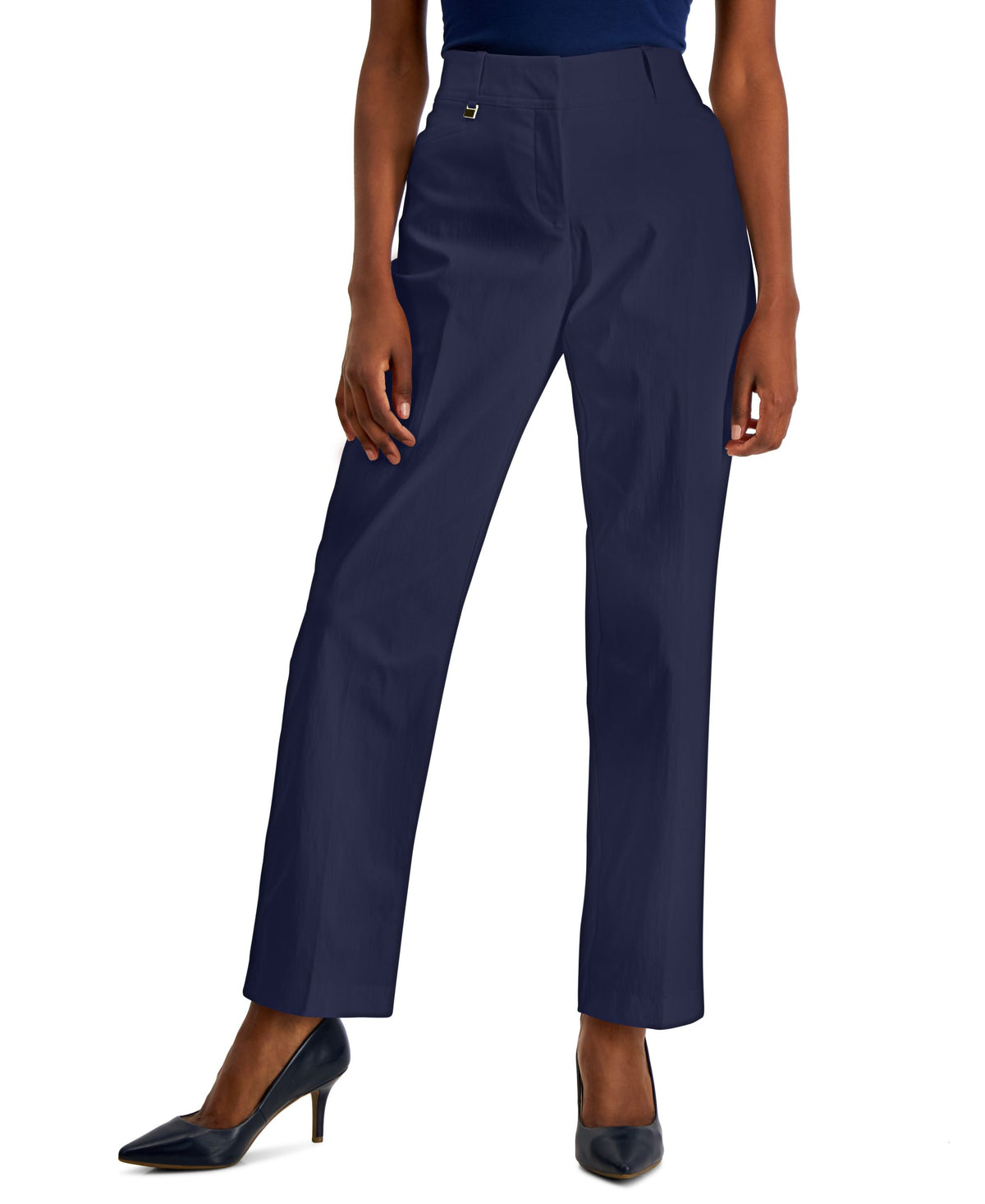 Petite Tummy-Control Curvy Fit Pants, Petite and Petite Short