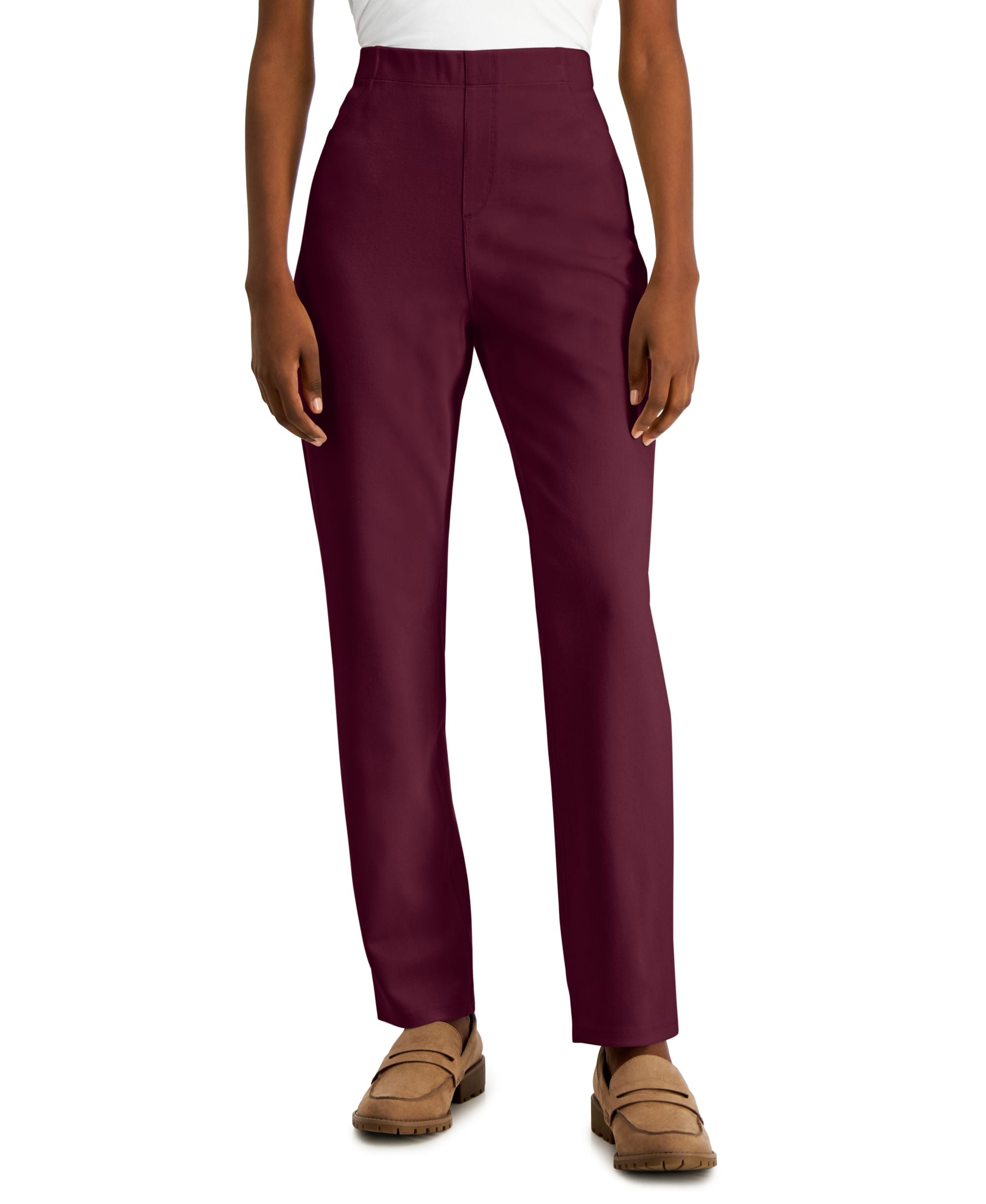 Petite Comfort Pull-On Pants