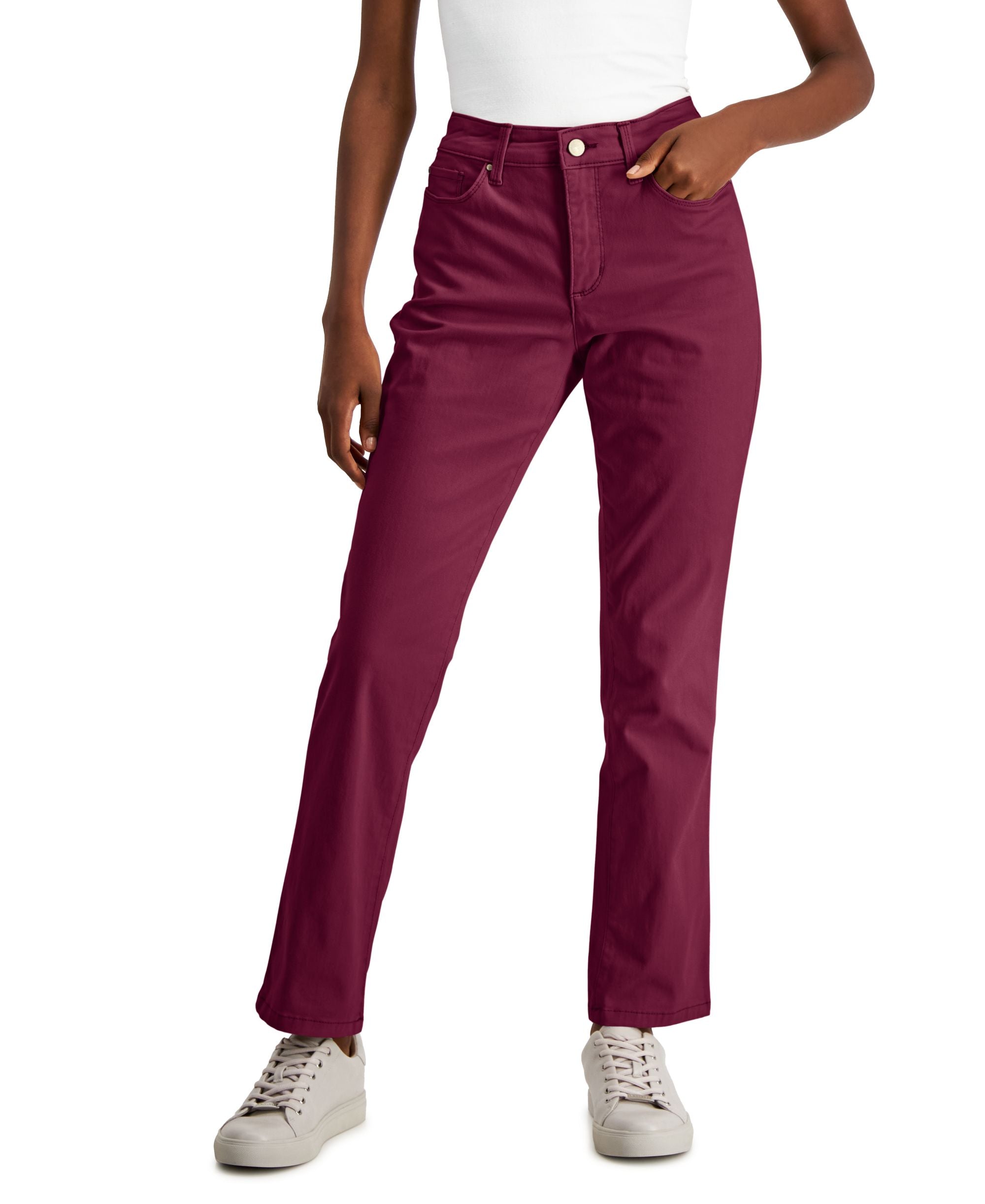Petite Lexington Straight-Leg Jeans