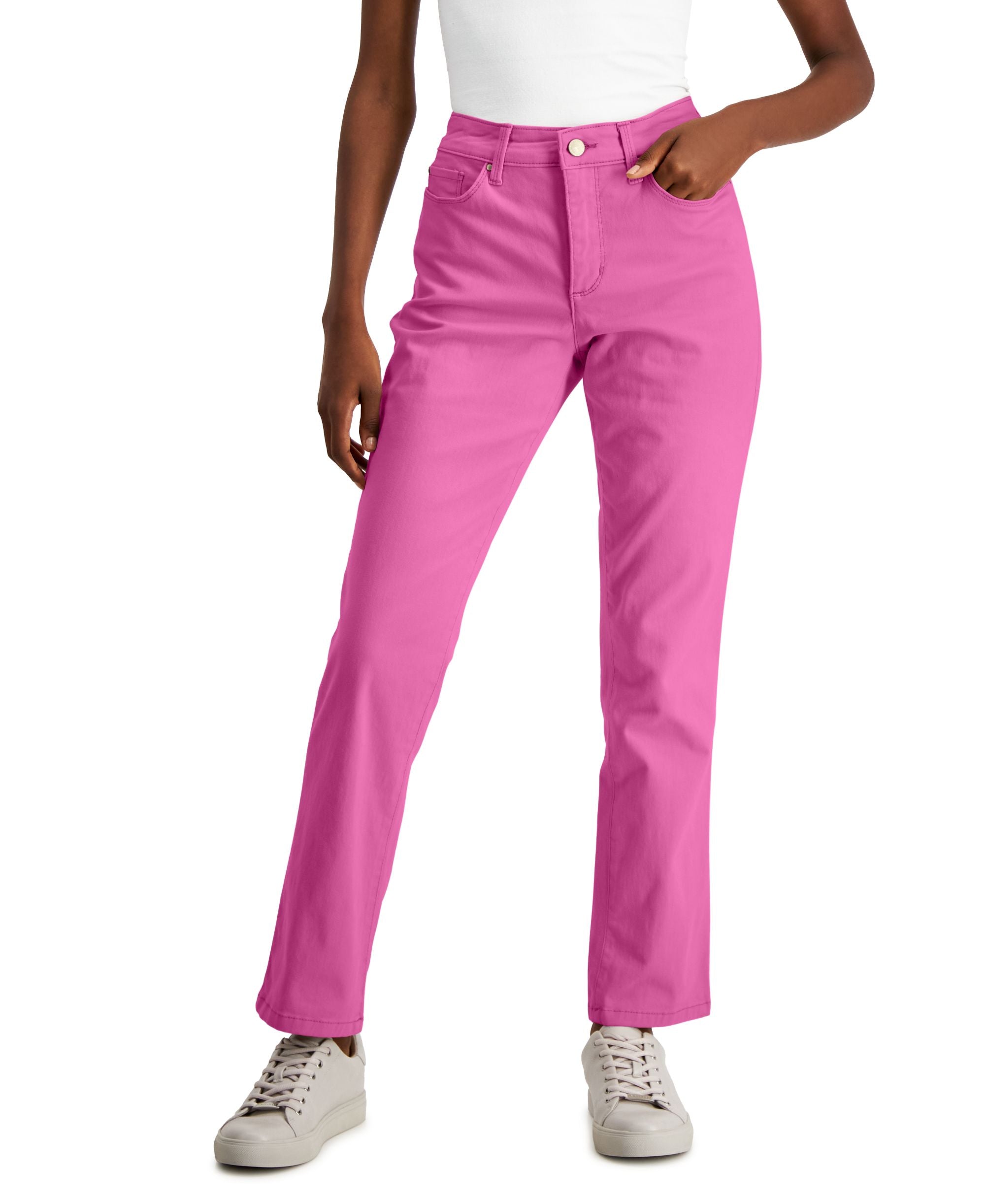 Petite Lexington Straight-Leg Jeans