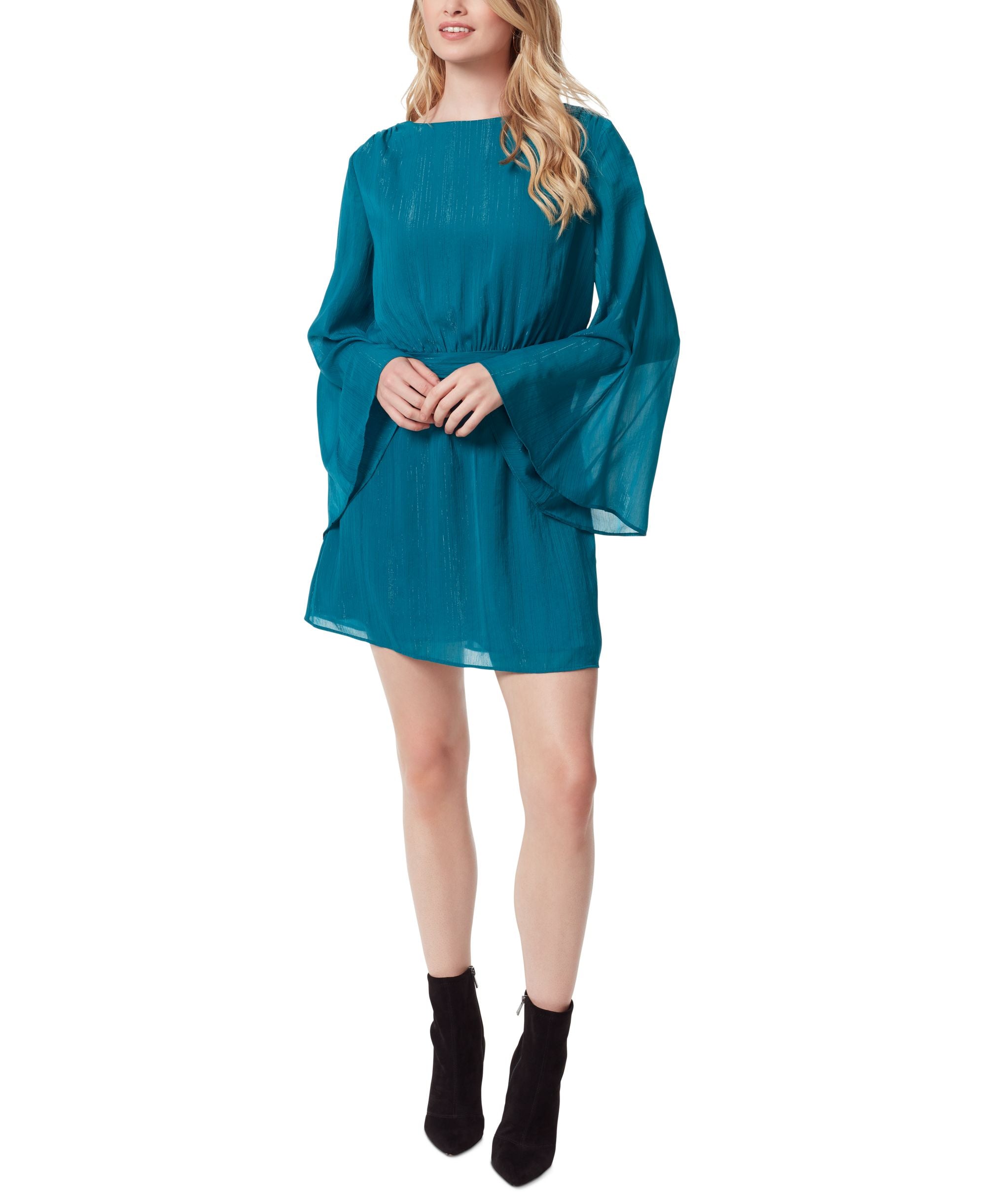 Women's Amella Slit-Sleeve Boat-Neck Dress