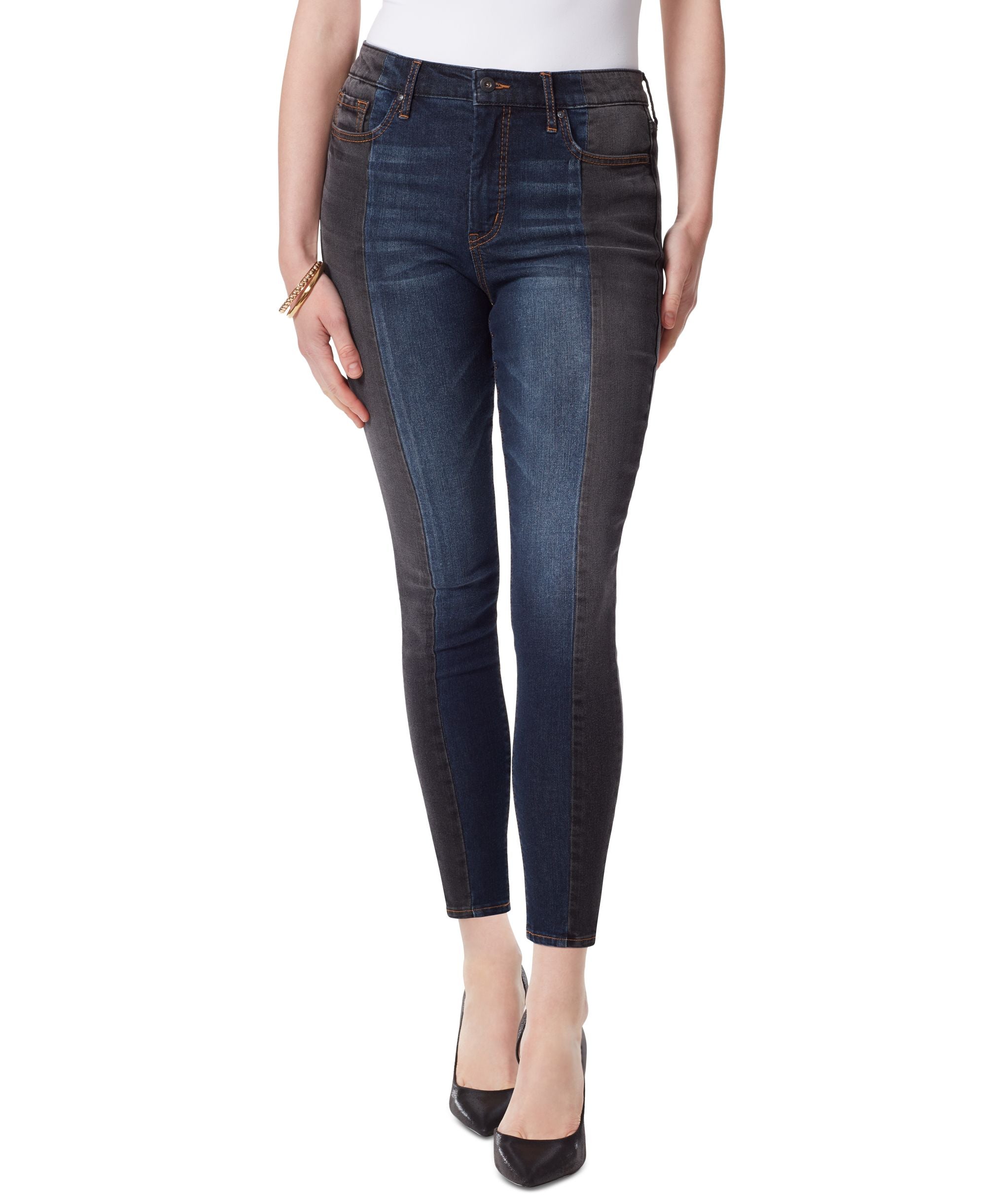 Women's Adored Two-Tone Skinny Jeans