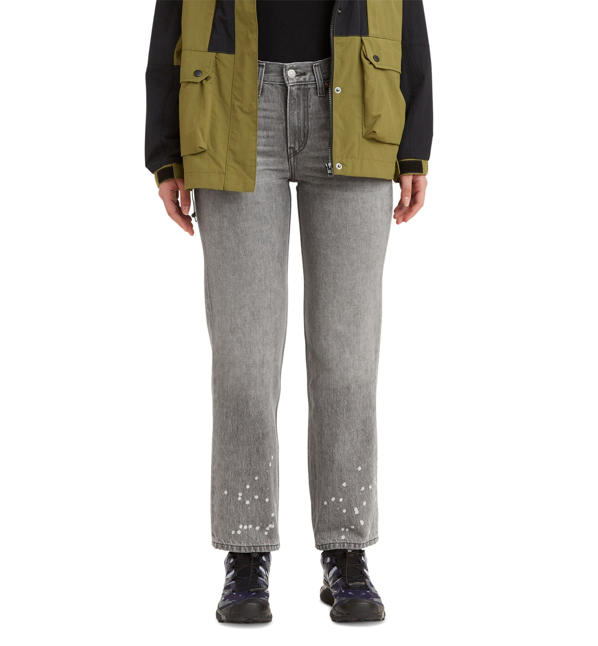 Low Pro Classic Straight-Leg High Rise Jeans