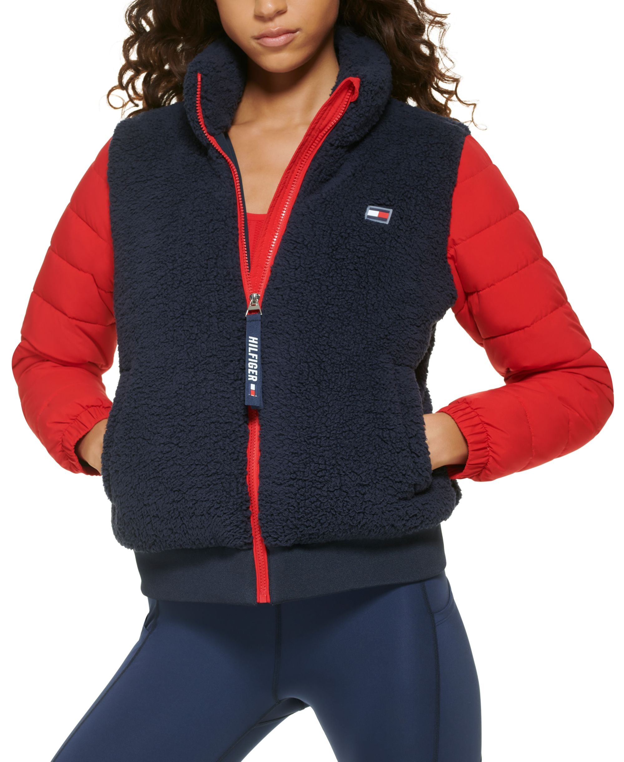 Women's Active Full-Zip Cropped Jacket Vest