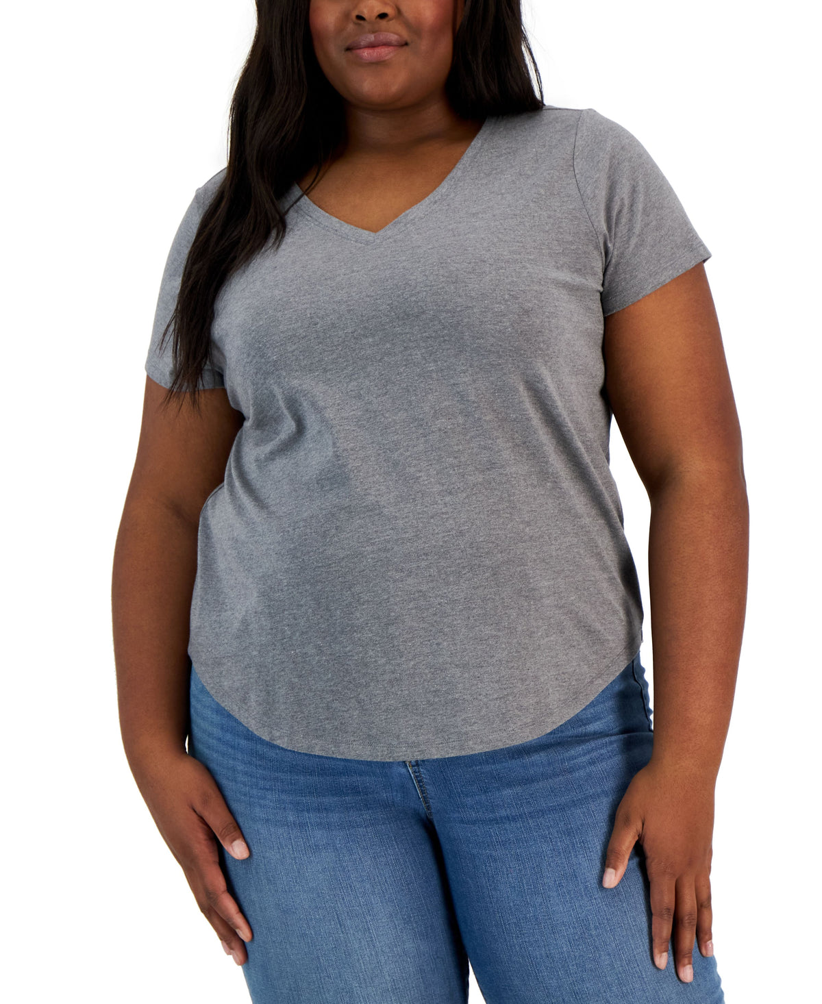 Plus Size Short-Sleeve Perfect Tee