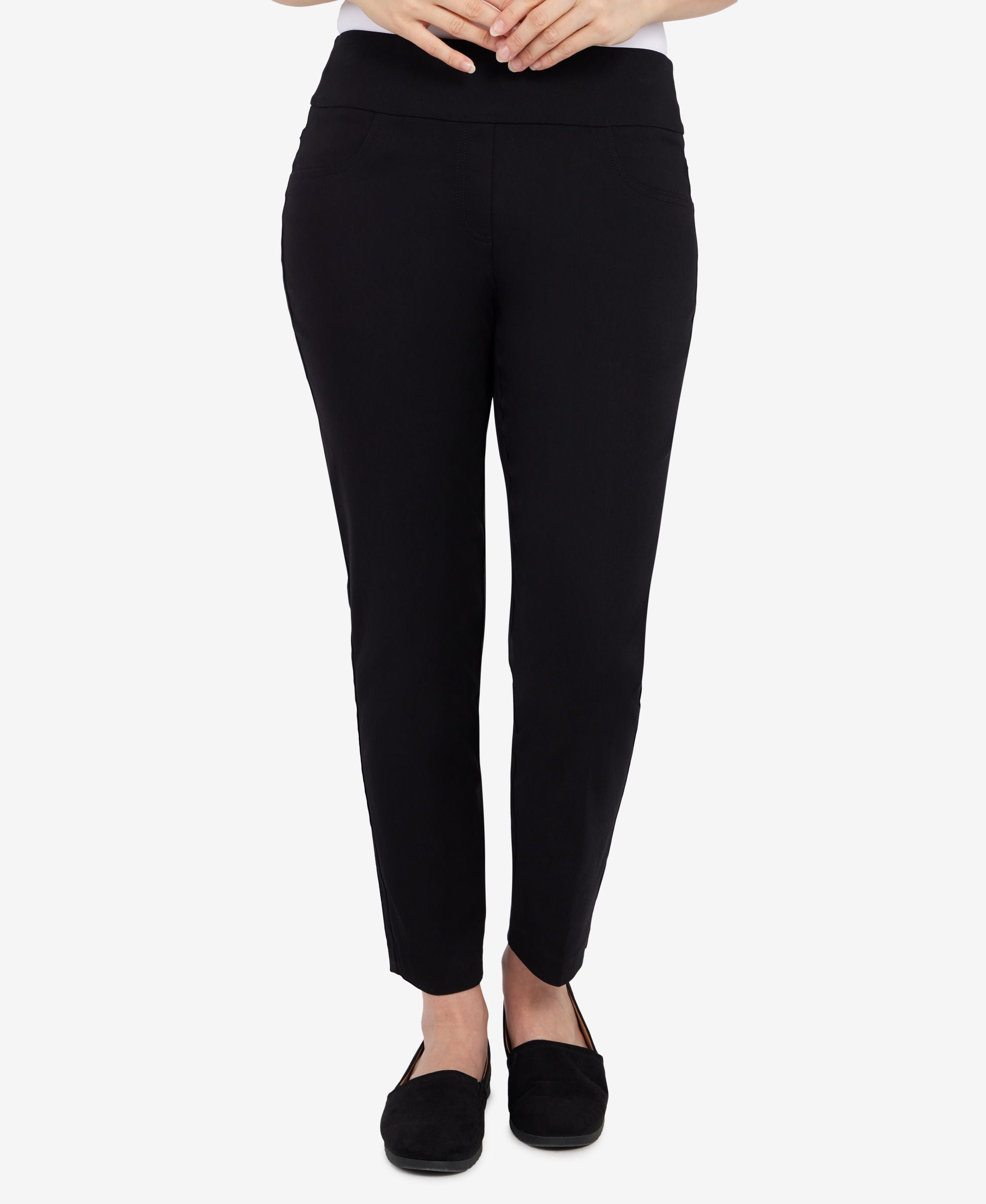 Ruby Rd. Petite Velour Ponte Leggings