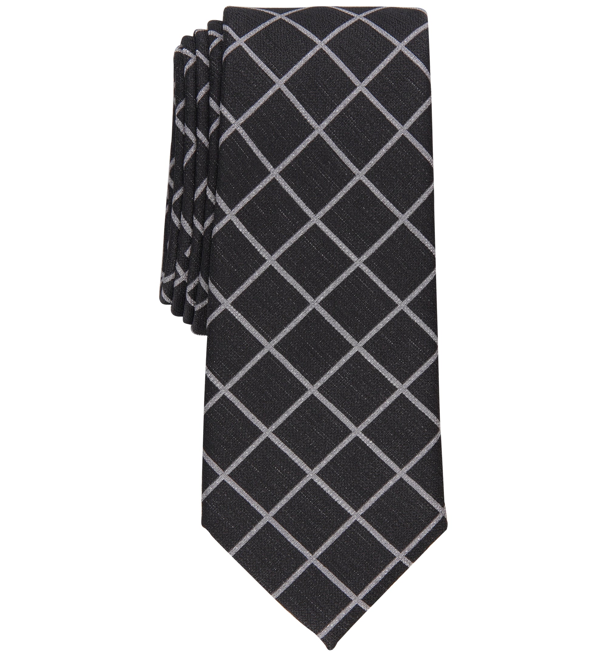 Men's Blossom Grid Slim Tie
