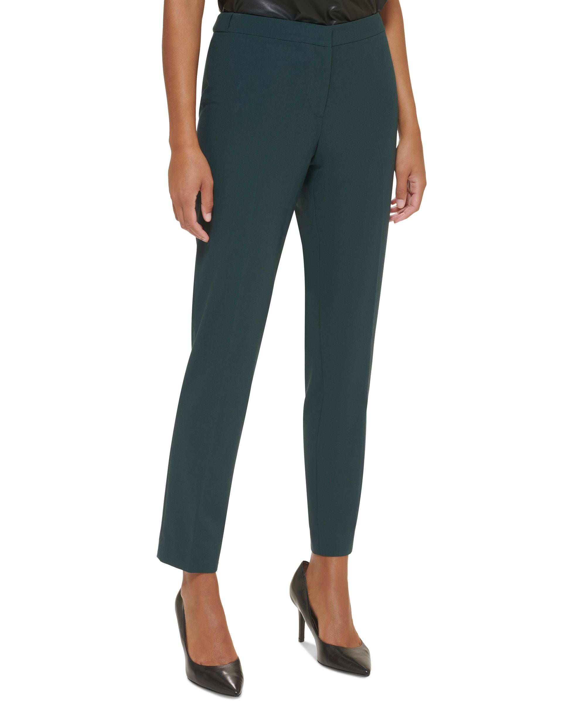 Petite Lux Highline Straight-Leg Pants