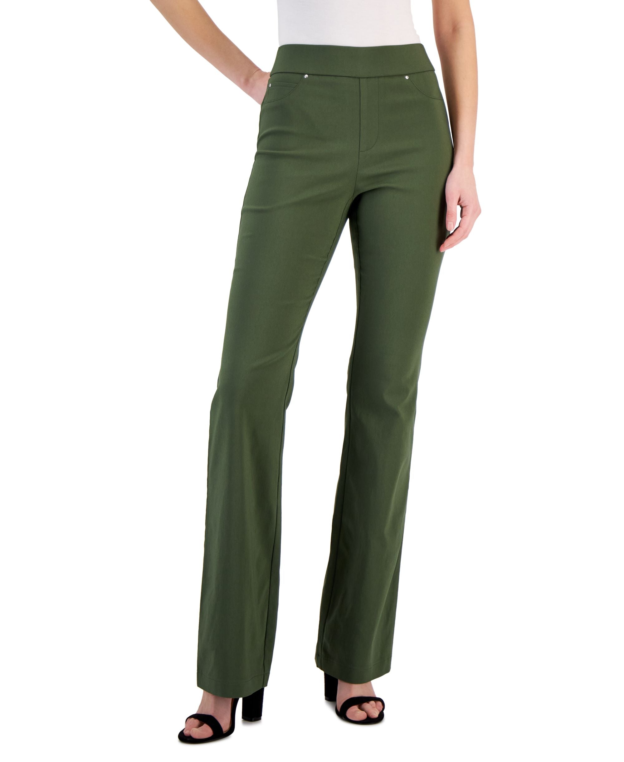 Petite High-Rise Flare Pants