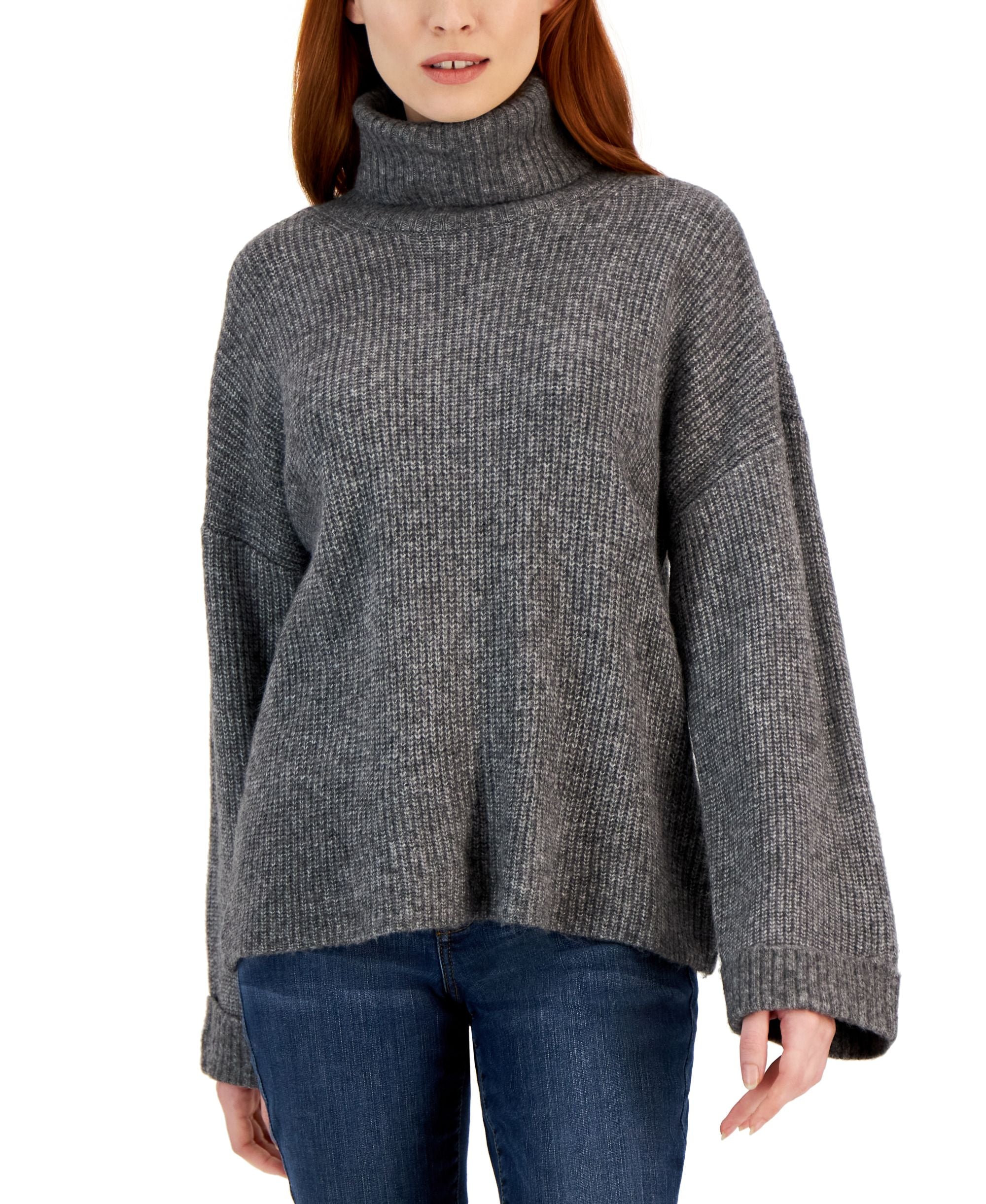 Women's Easy Pull-On Cowlneck Sweater