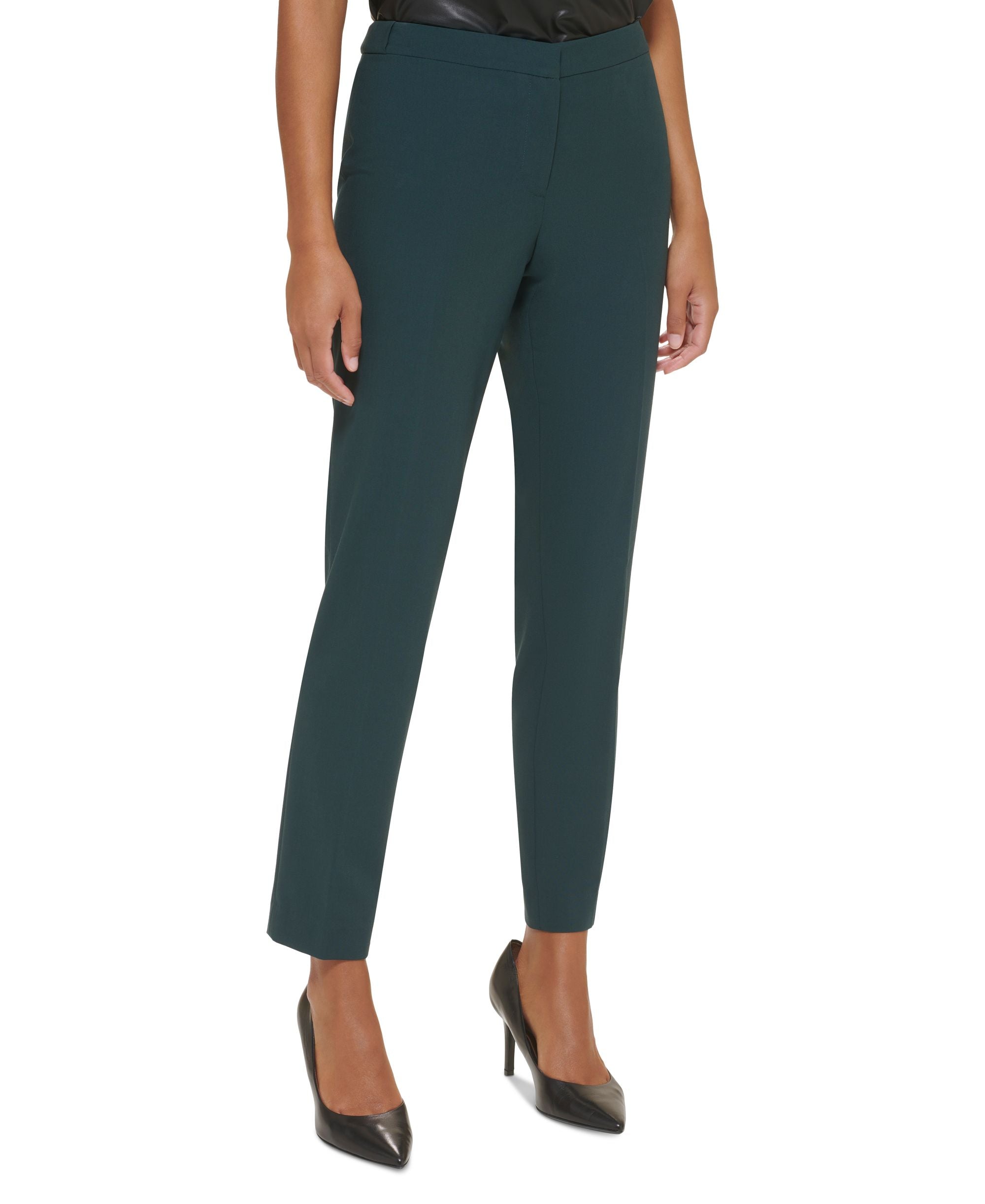 Calvin Klein Womens Highline Slim Leg Pants