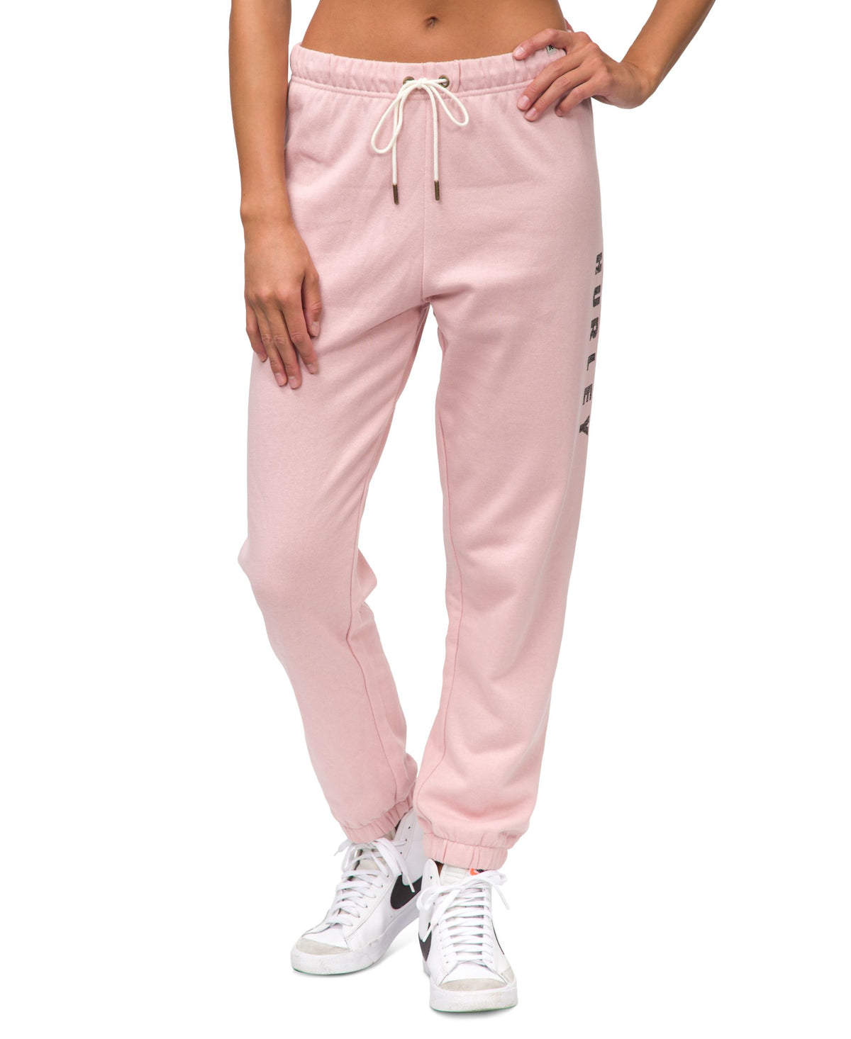 Juniors' Havana Fleece Side-Logo Jogger Pants