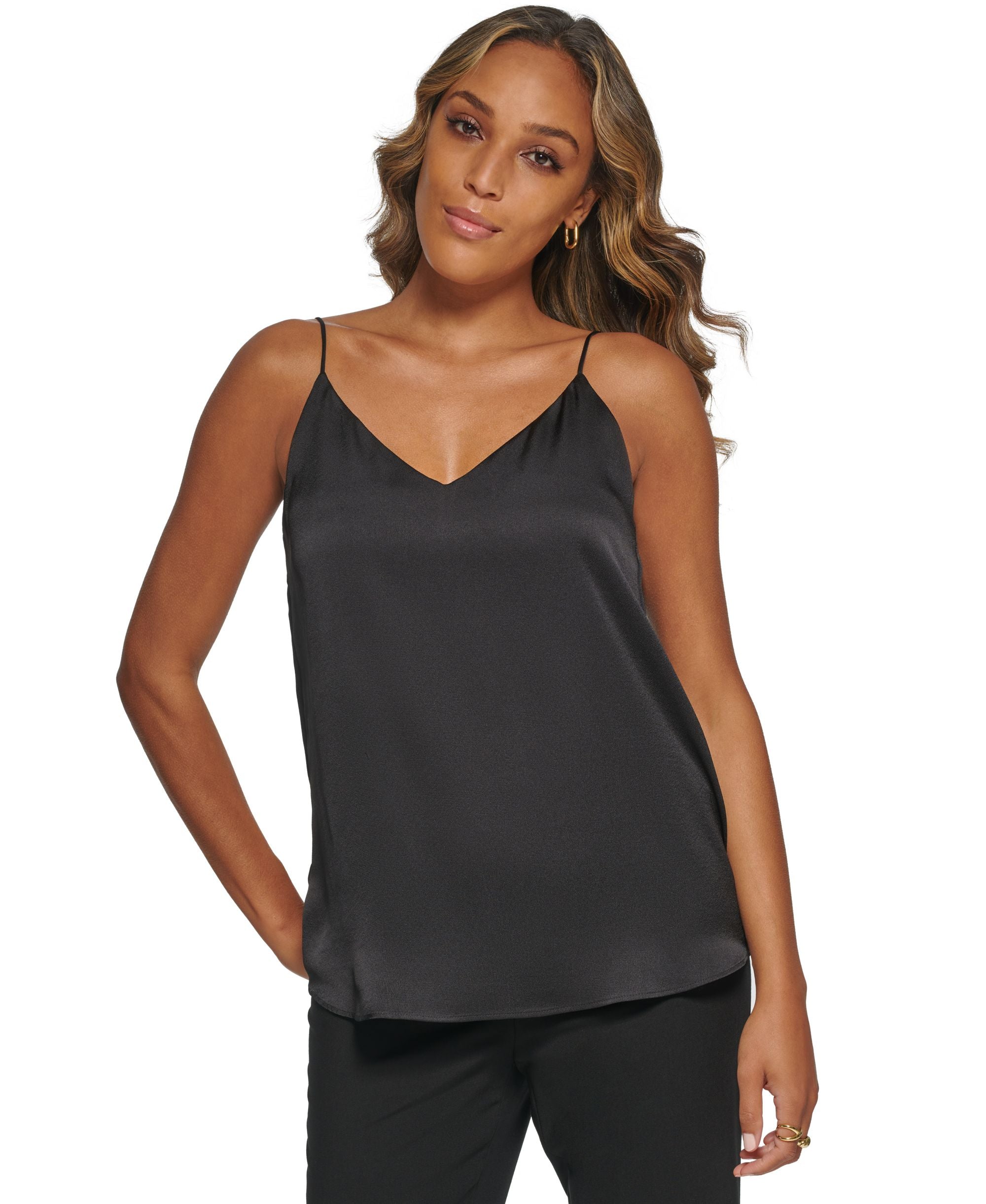V-Neck Camisole, Regular and Petite Sizes