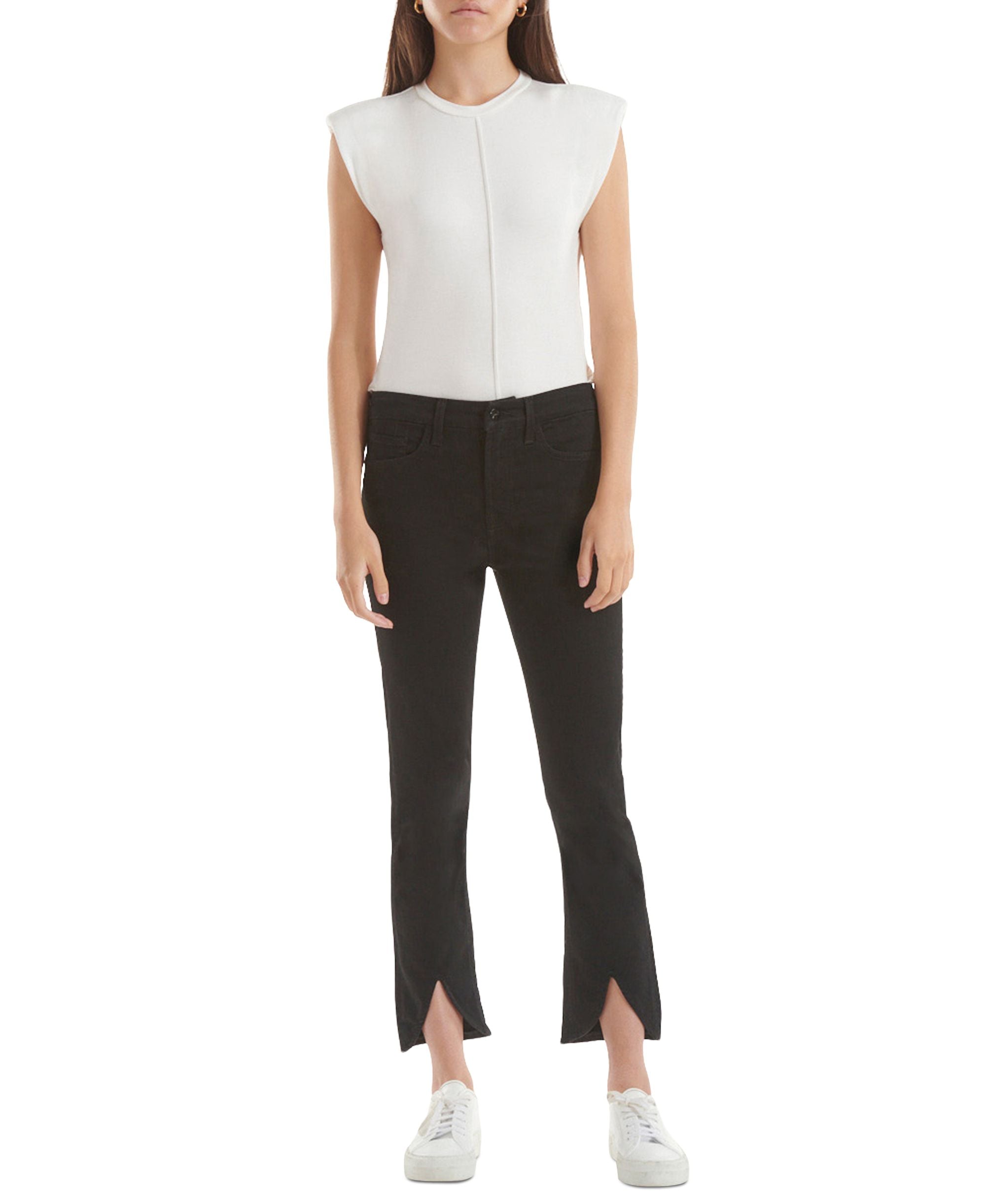 by 7 For All Mankind Women's Tulip-Hem Straight-Leg Ankle Jeans