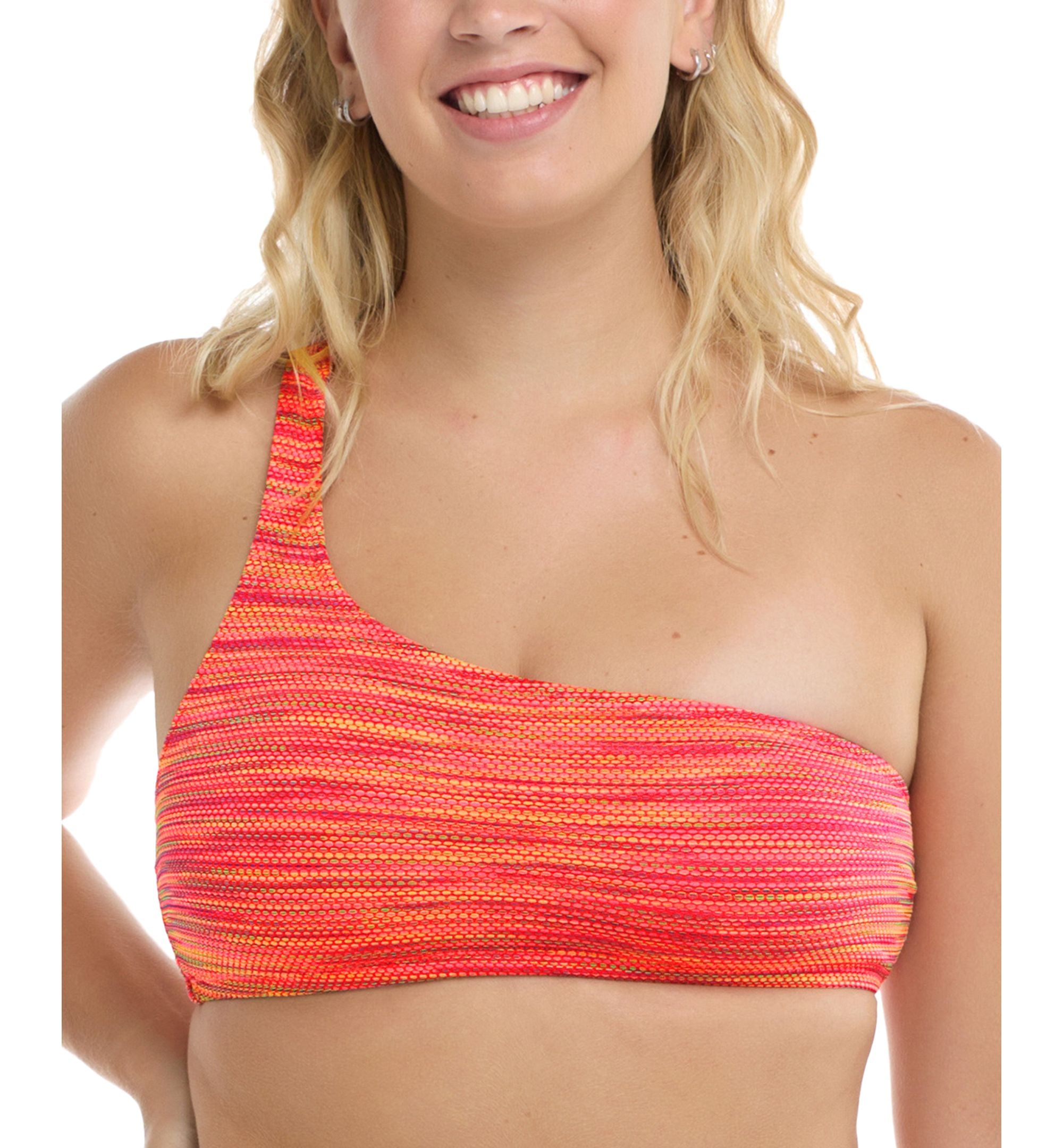Juniors' Impression Malia One-Shoulder Bikini Top