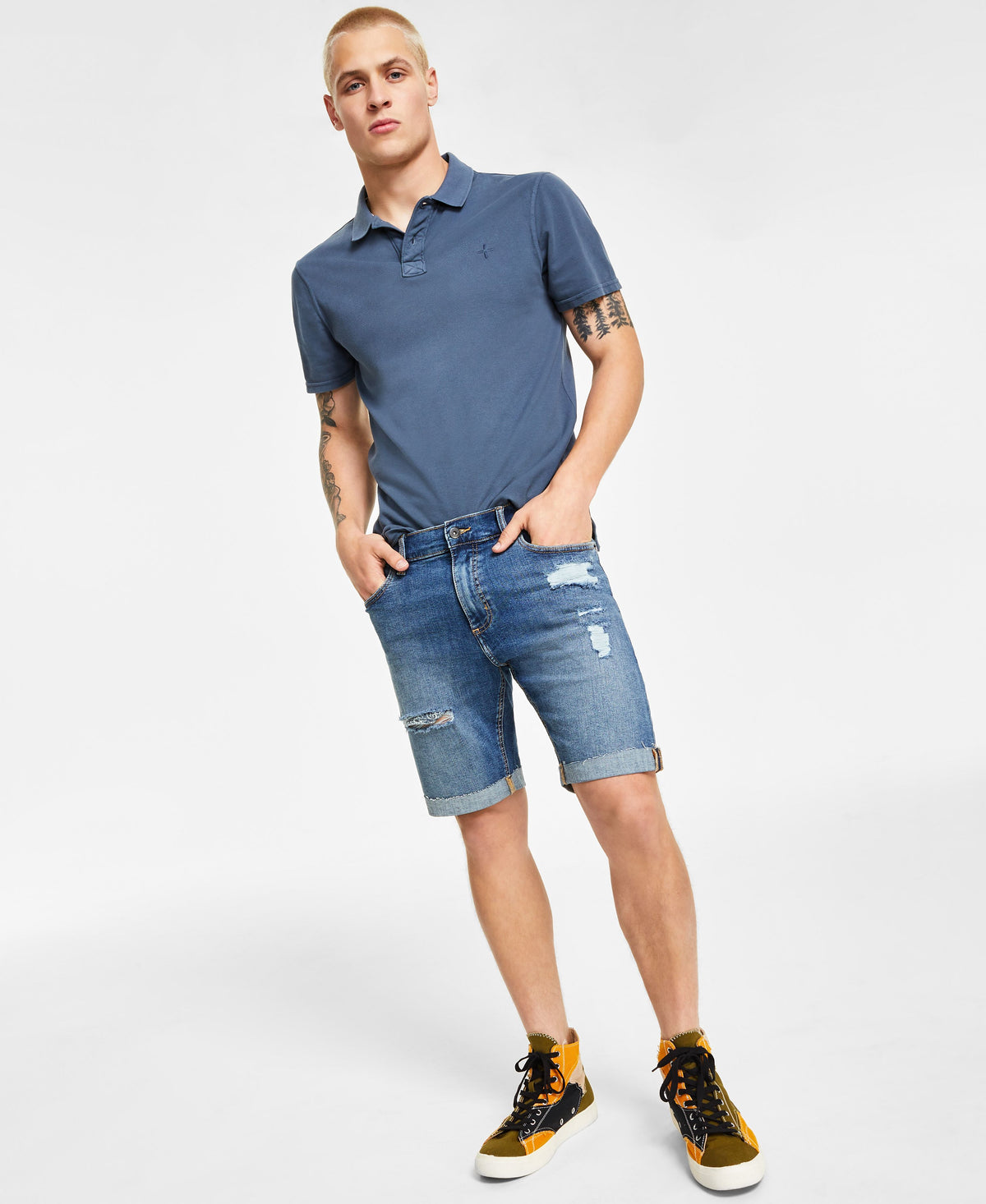 Men's Mayer Regular-Fit 10" Denim Shorts