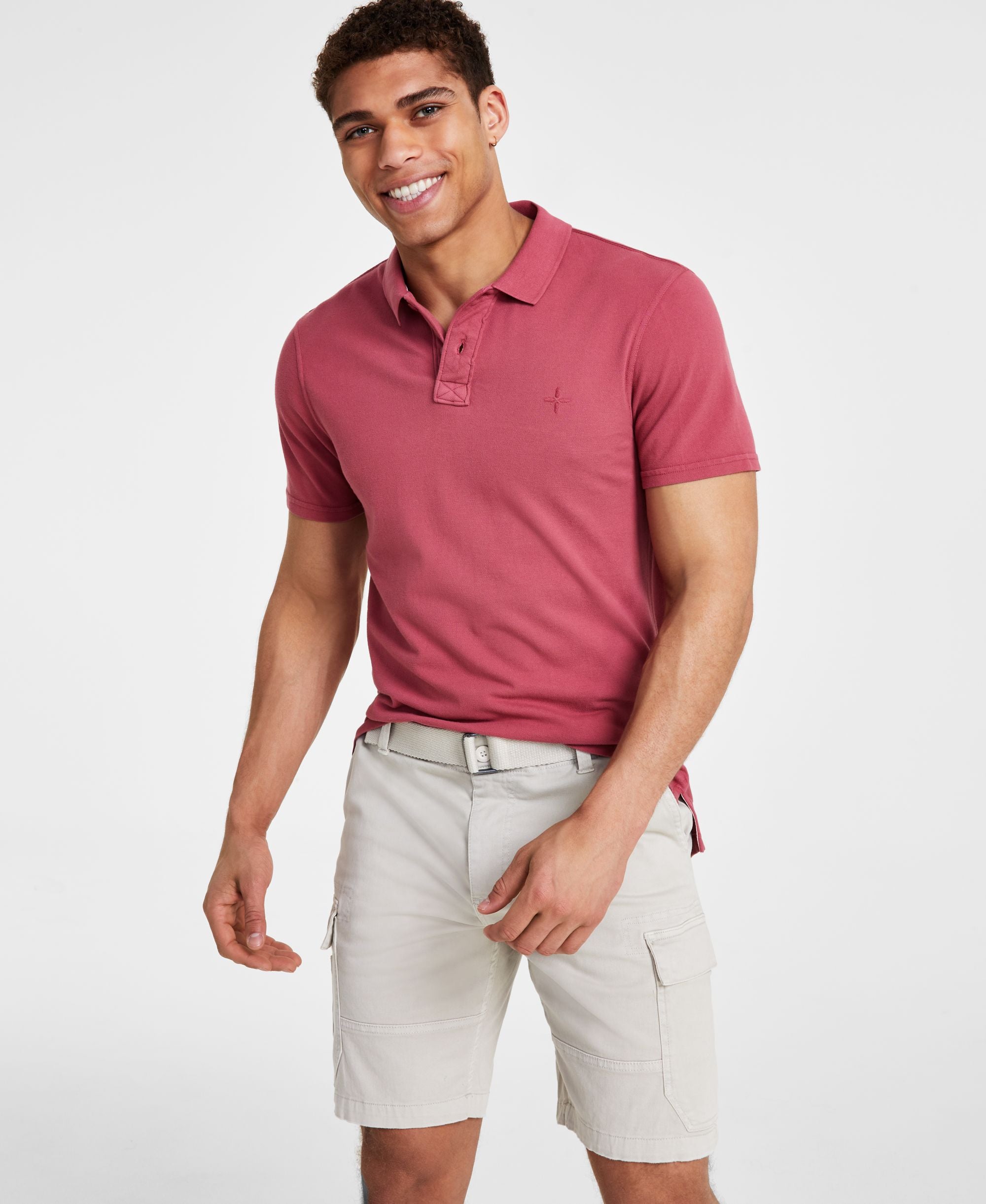 Men's Regular-Fit Solid Piqu� Polo Shirt