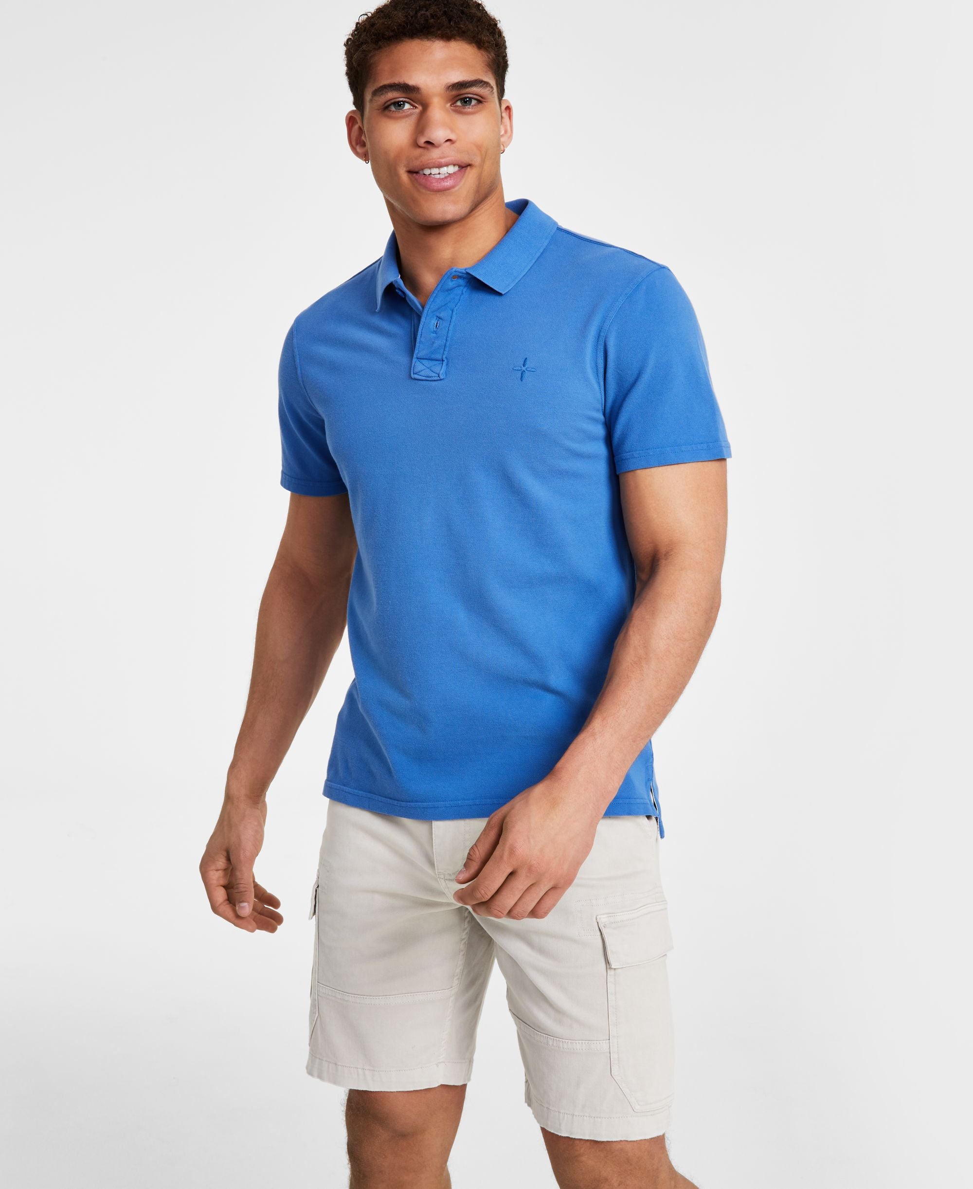 Men's Regular-Fit Solid Piqu� Polo Shirt