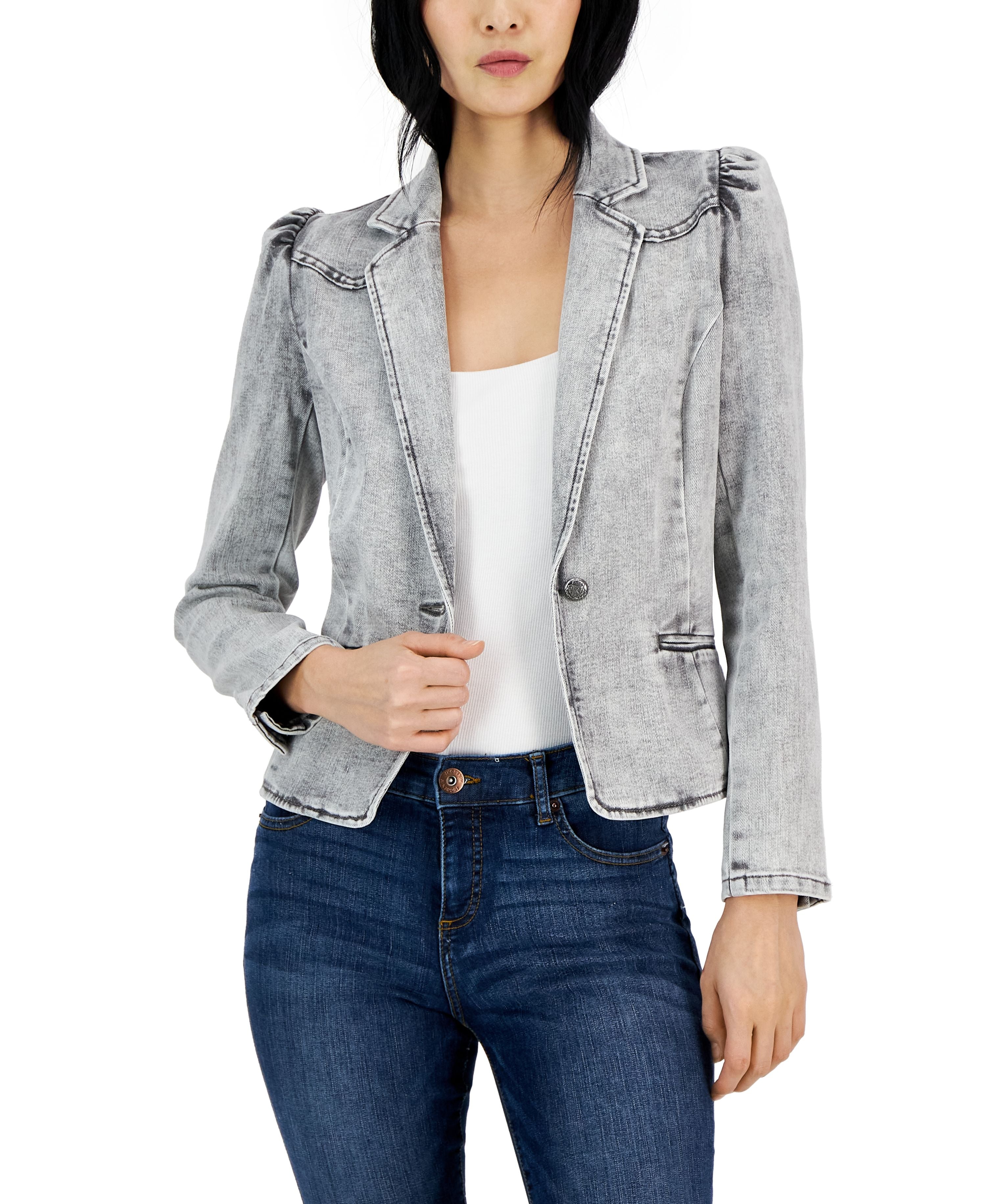Women's Puff-Sleeve Blazer