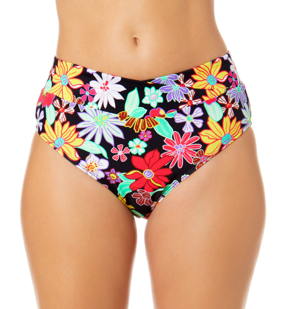 Juniors' Penny Lane High-Waist Bikini Bottoms