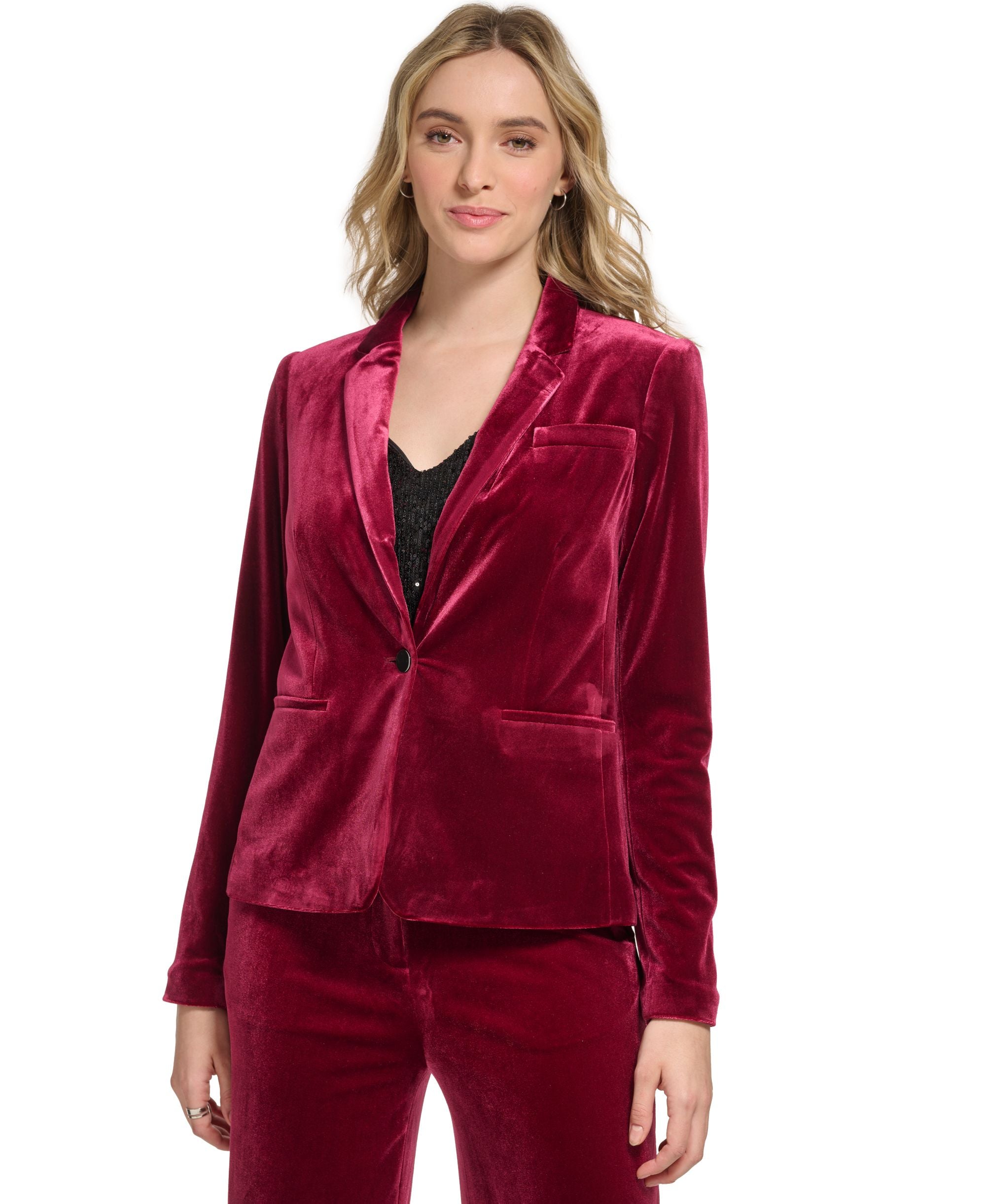 Women's Velvet Blazer
