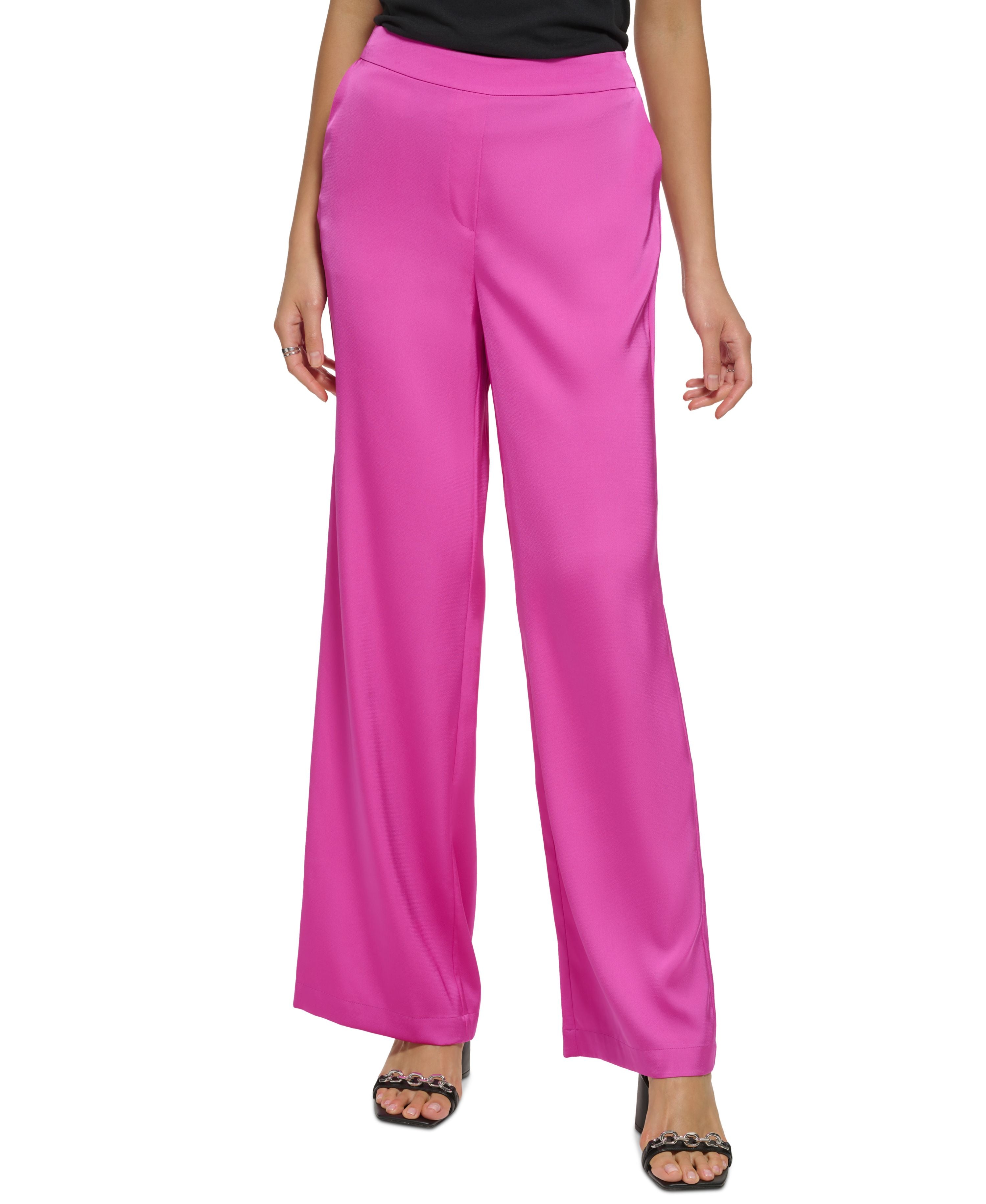 Pull On Wide Leg Pants