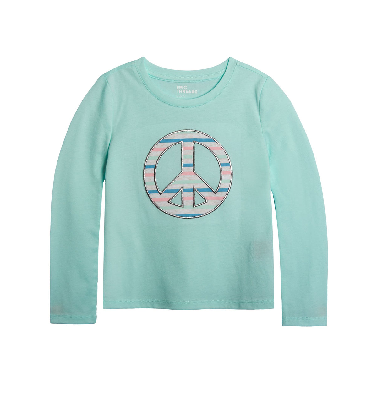 Toddler Girls Peace Graphic T-shirt