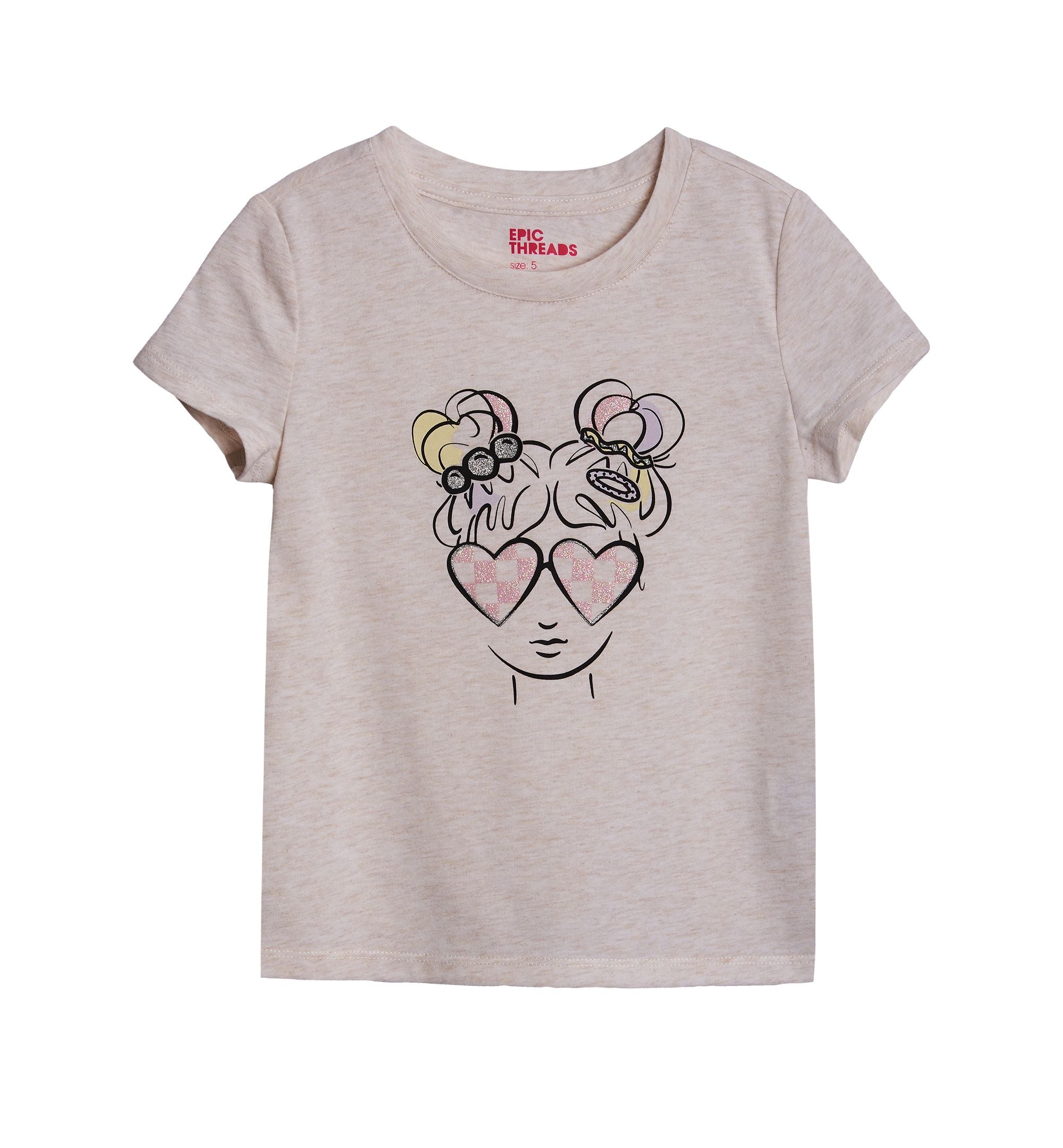 Toddler Girls Cool Girl Graphic T-Shirt