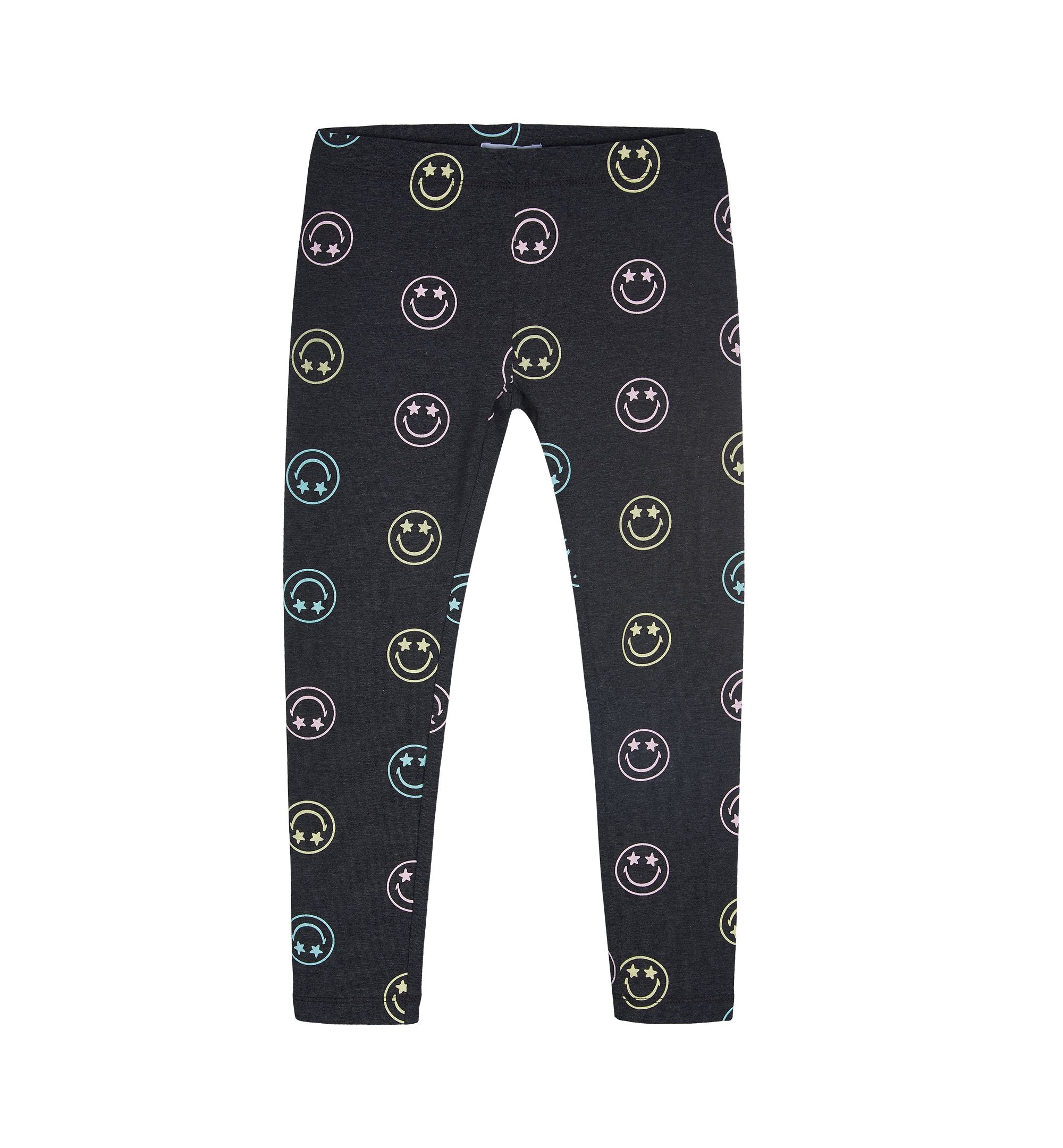 Epic Threads Toddler Girls Smiley Face Leggings